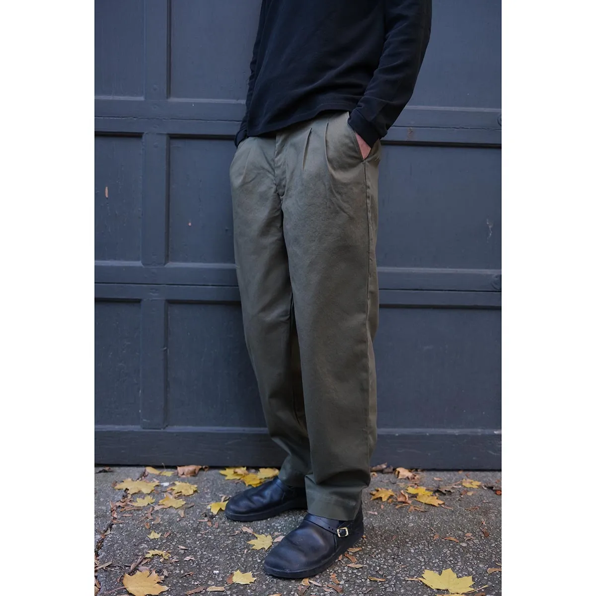 The Fund Pant, Dark Green | LONG sold by Steven Alan product image thumbnail 4