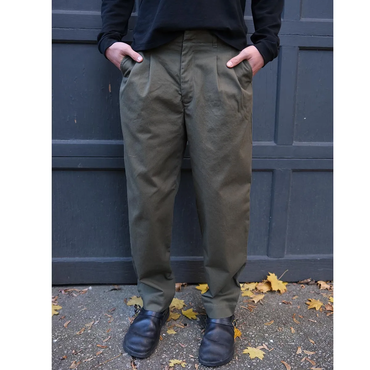 The Fund Pant, Dark Green | LONG sold by Steven Alan