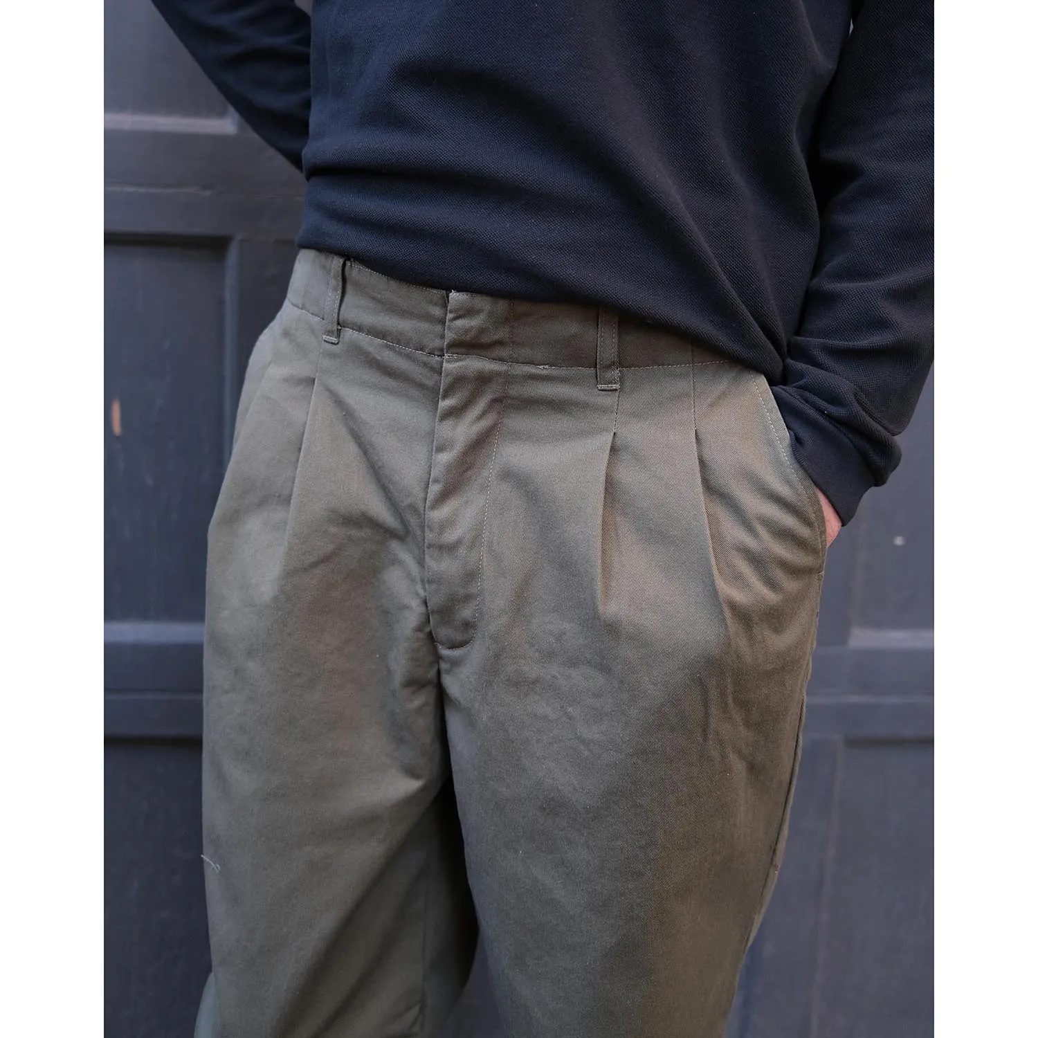 The Fund Pant, Dark Green | LONG sold by Steven Alan product image thumbnail 2