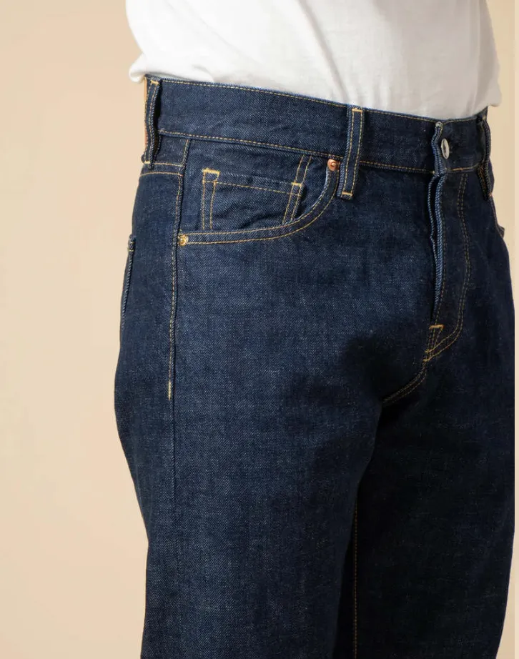 M6 Straight Fit Jeans, Deep Indigo sold by Steven Alan product image thumbnail 3