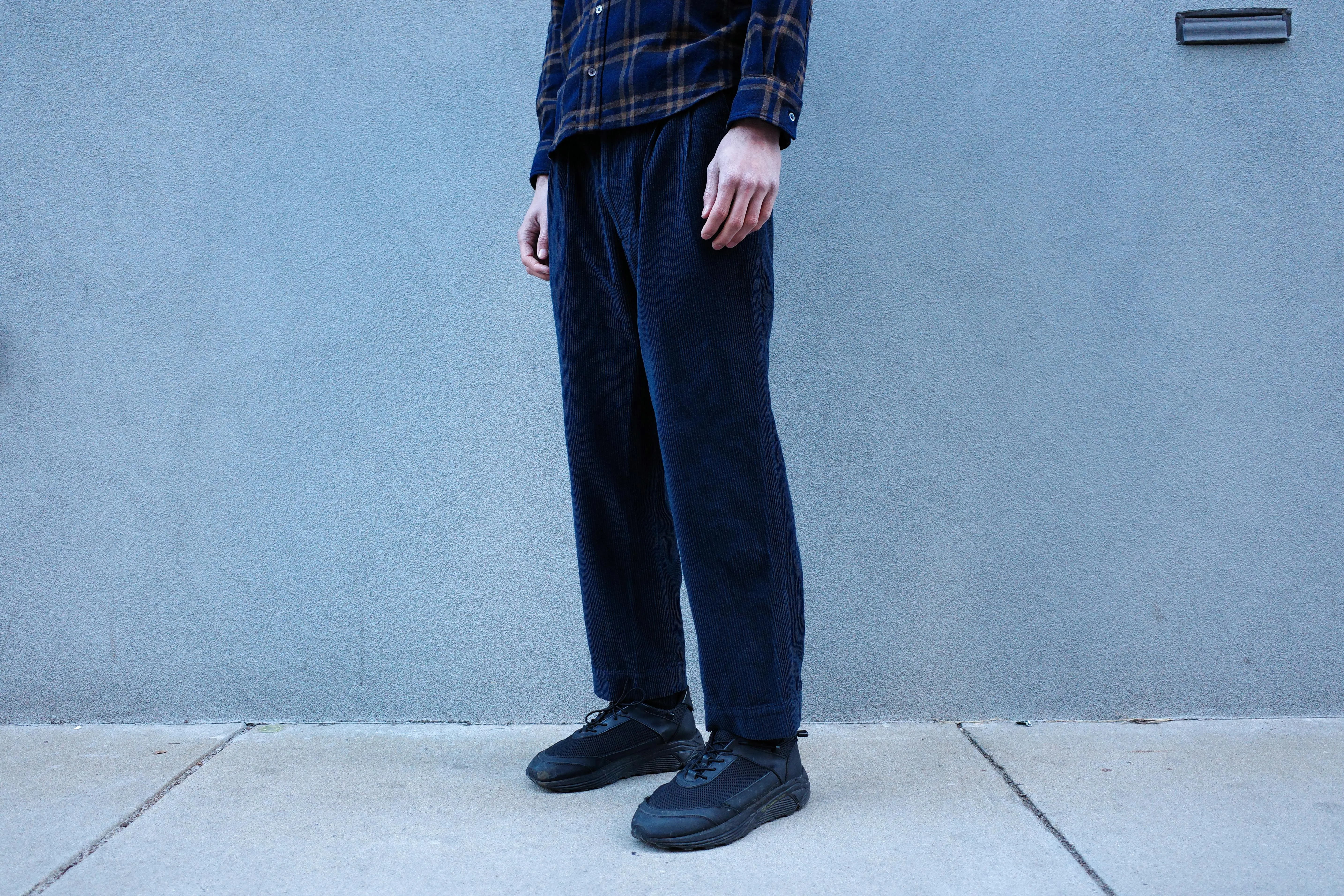 The Fund Pant, Navy Corduroy sold by Steven Alan product image thumbnail 2