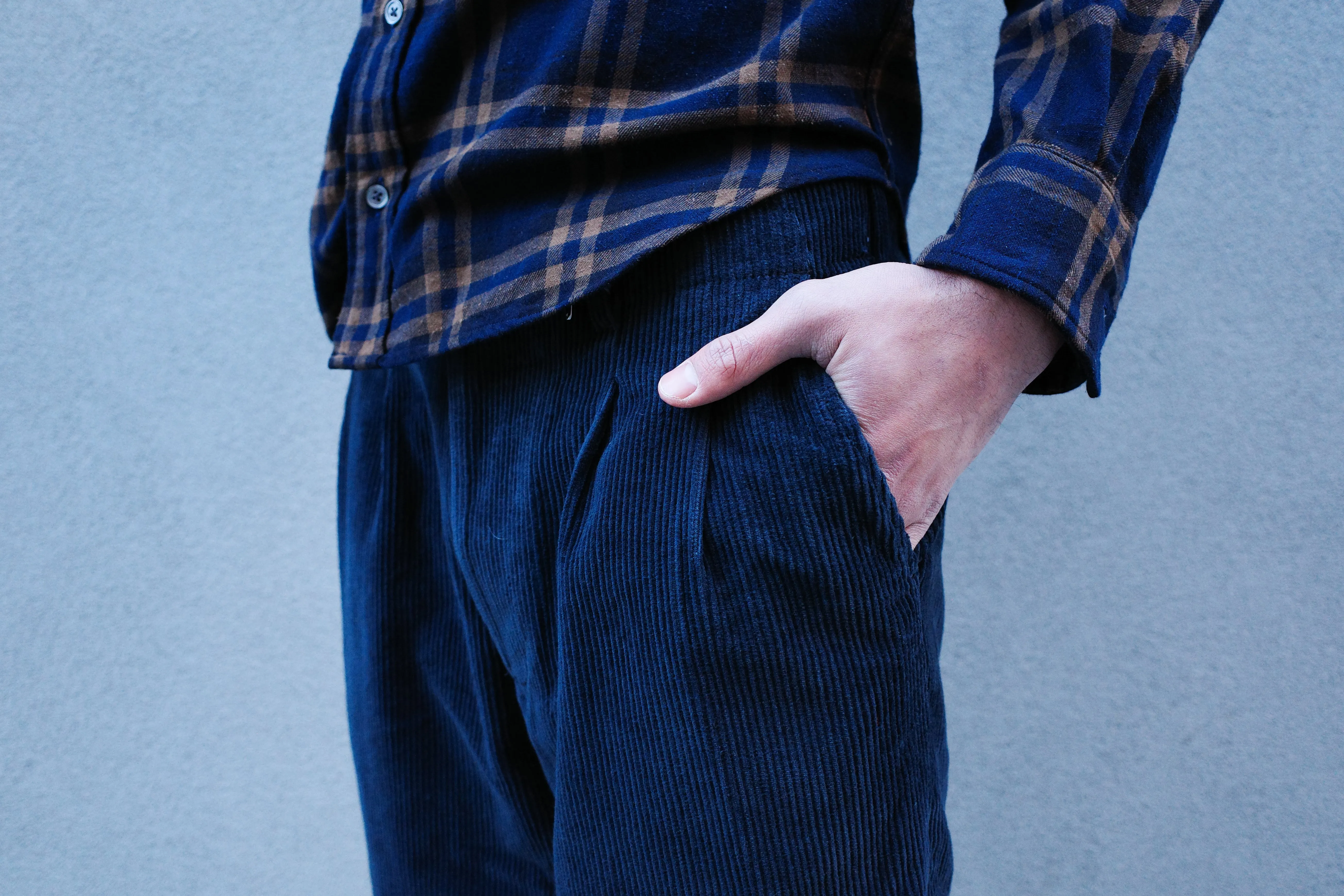 The Fund Pant, Navy Corduroy sold by Steven Alan product image thumbnail 4