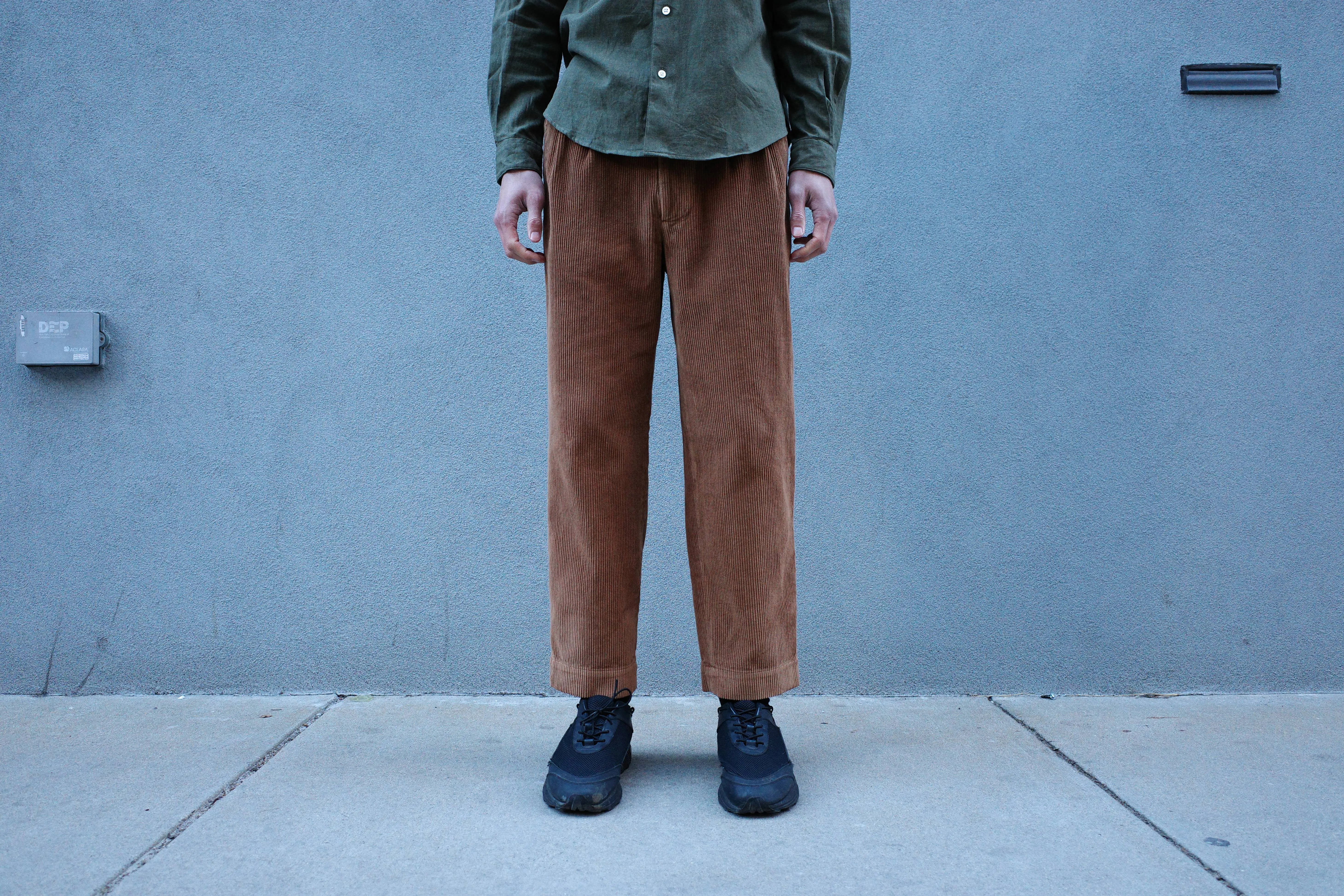 The Fund Pant, Caramel Corduroy sold by Steven Alan