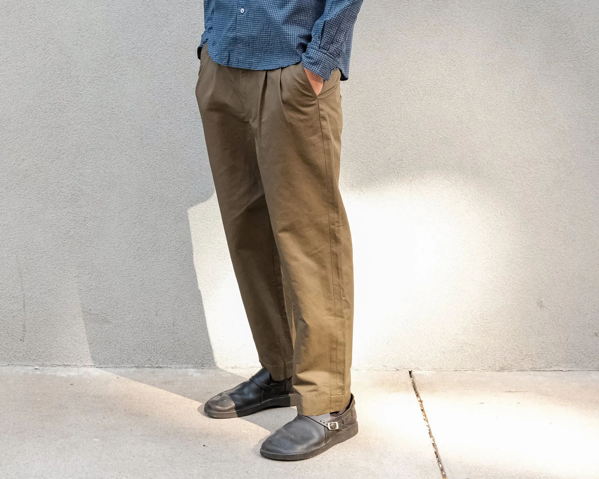 The Fund Pant, Olive Twill sold by Steven Alan product image thumbnail 3