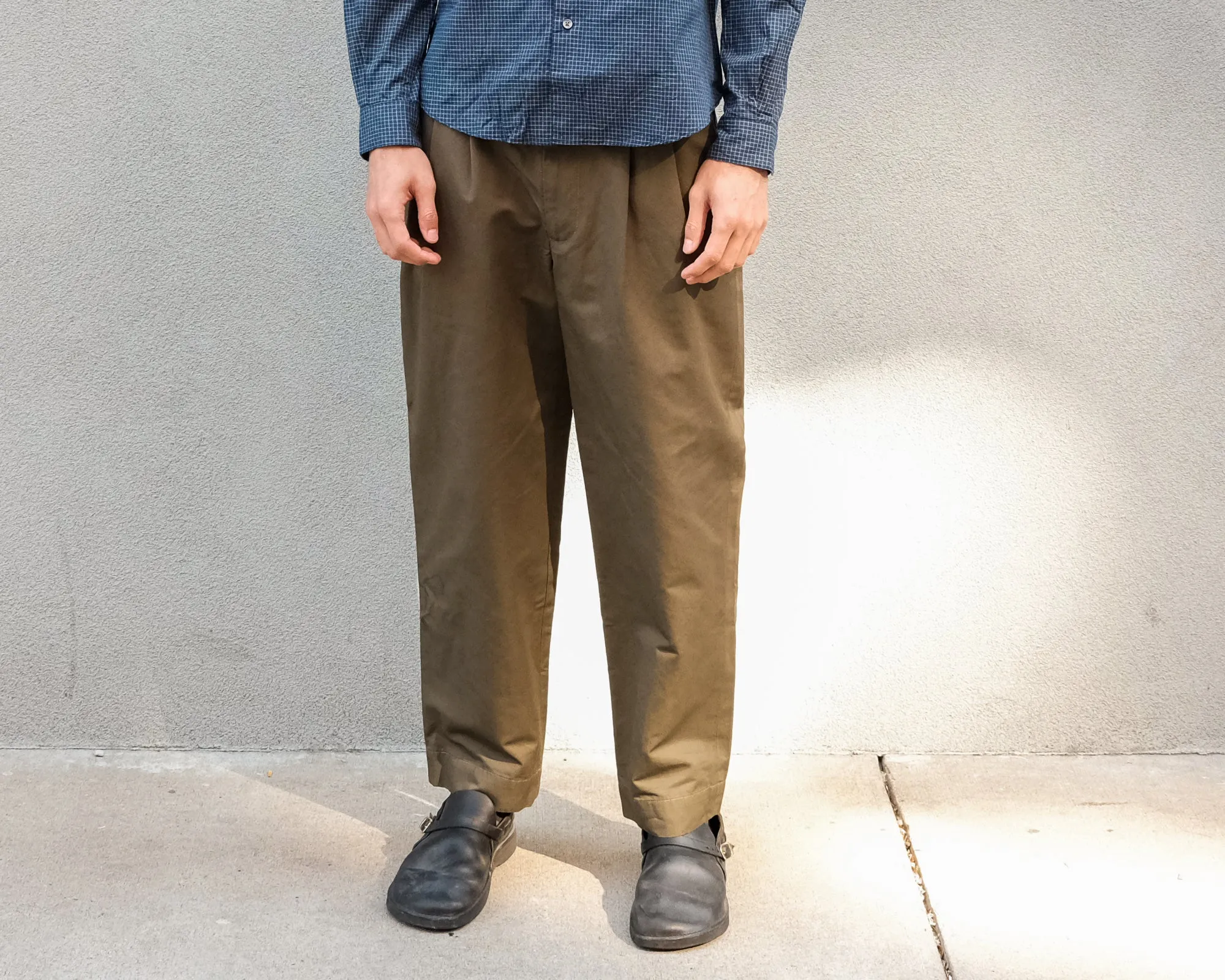 The Fund Pant, Olive Twill sold by Steven Alan