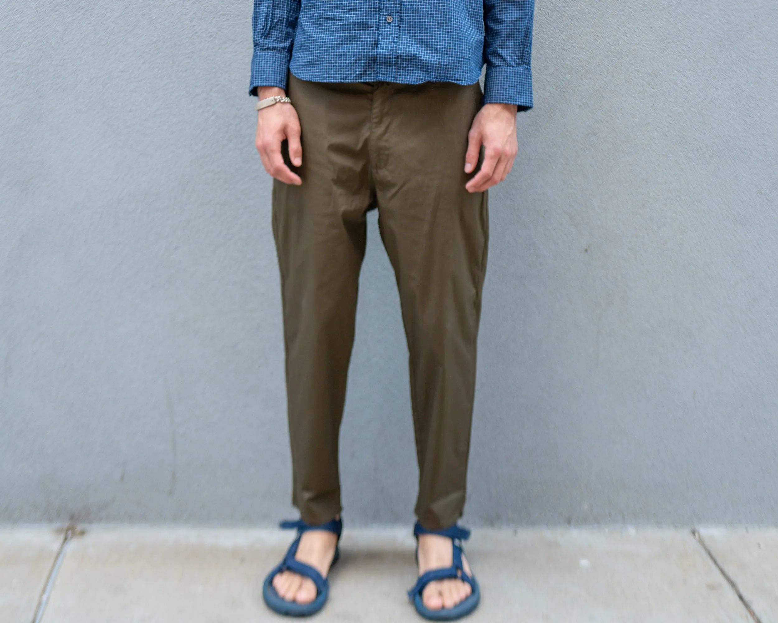Lightweight Danver Pant, Olive sold by Steven Alan