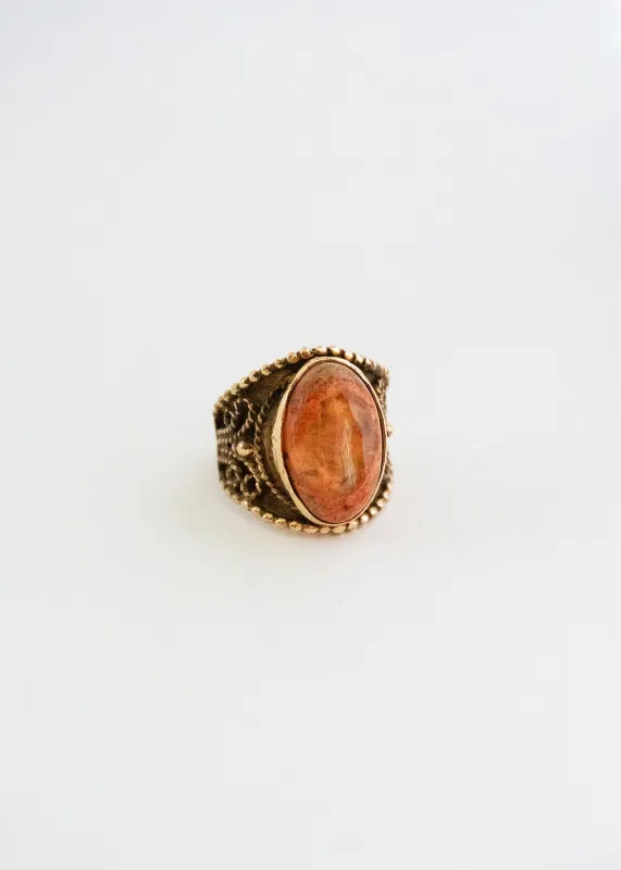 Vintage Pink Fire Ring sold by Steven Alan