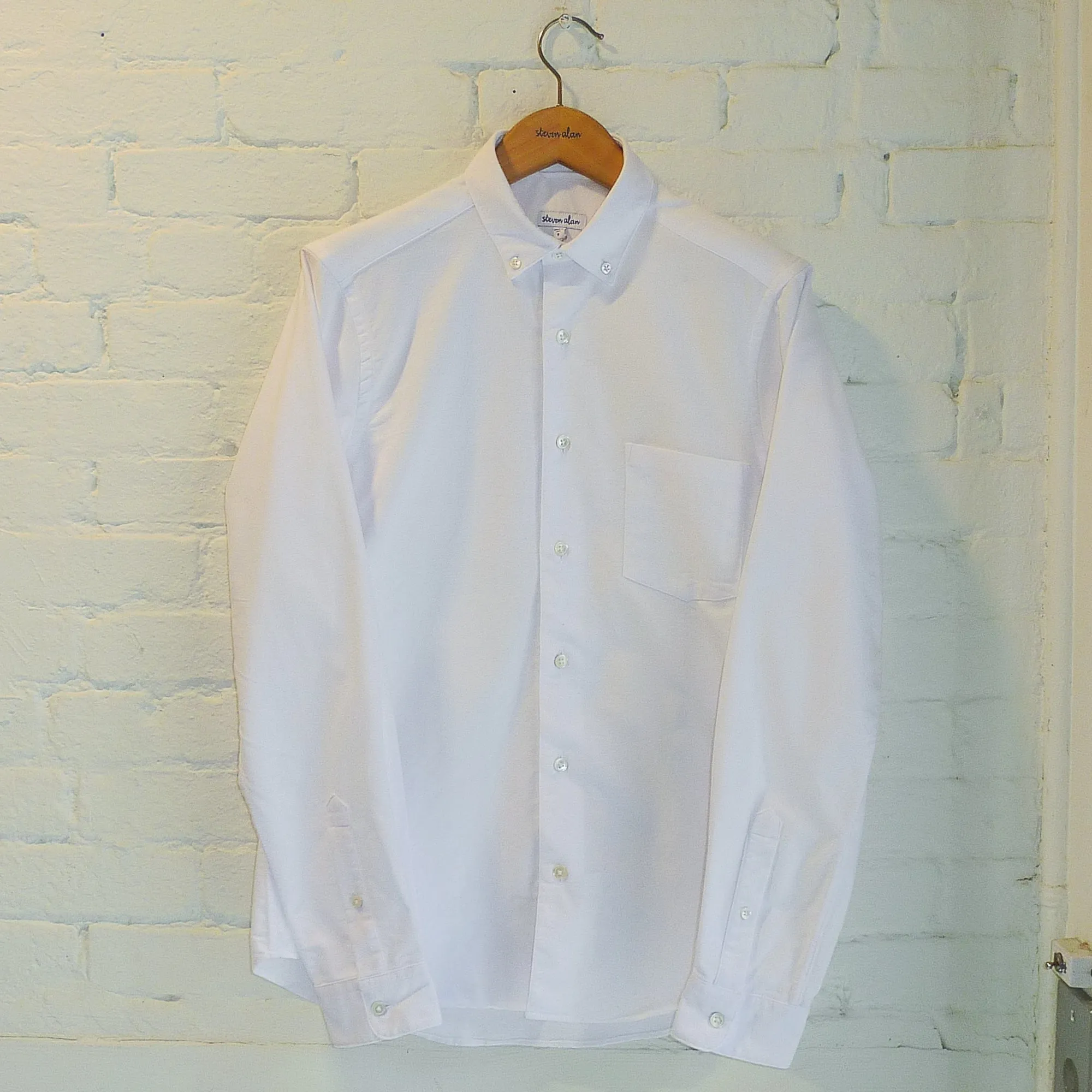 The Single Needle Shirt, White Coolmax sold by Steven Alan product image thumbnail 2