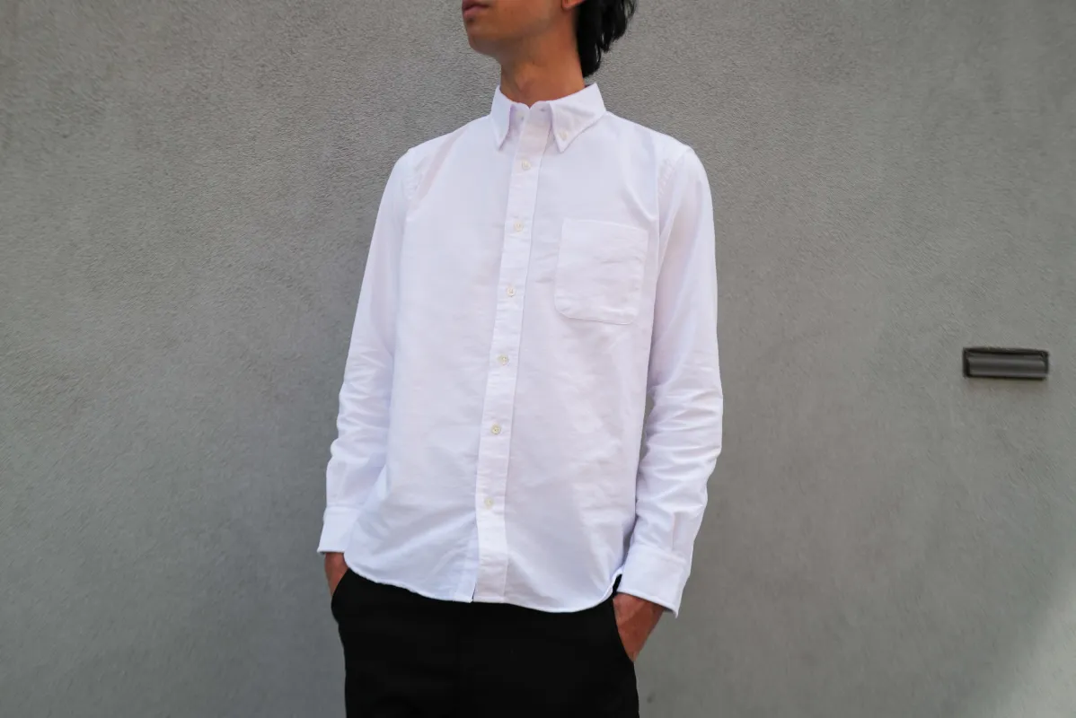 The Collegiate Shirt, White Coolmax sold by Steven Alan