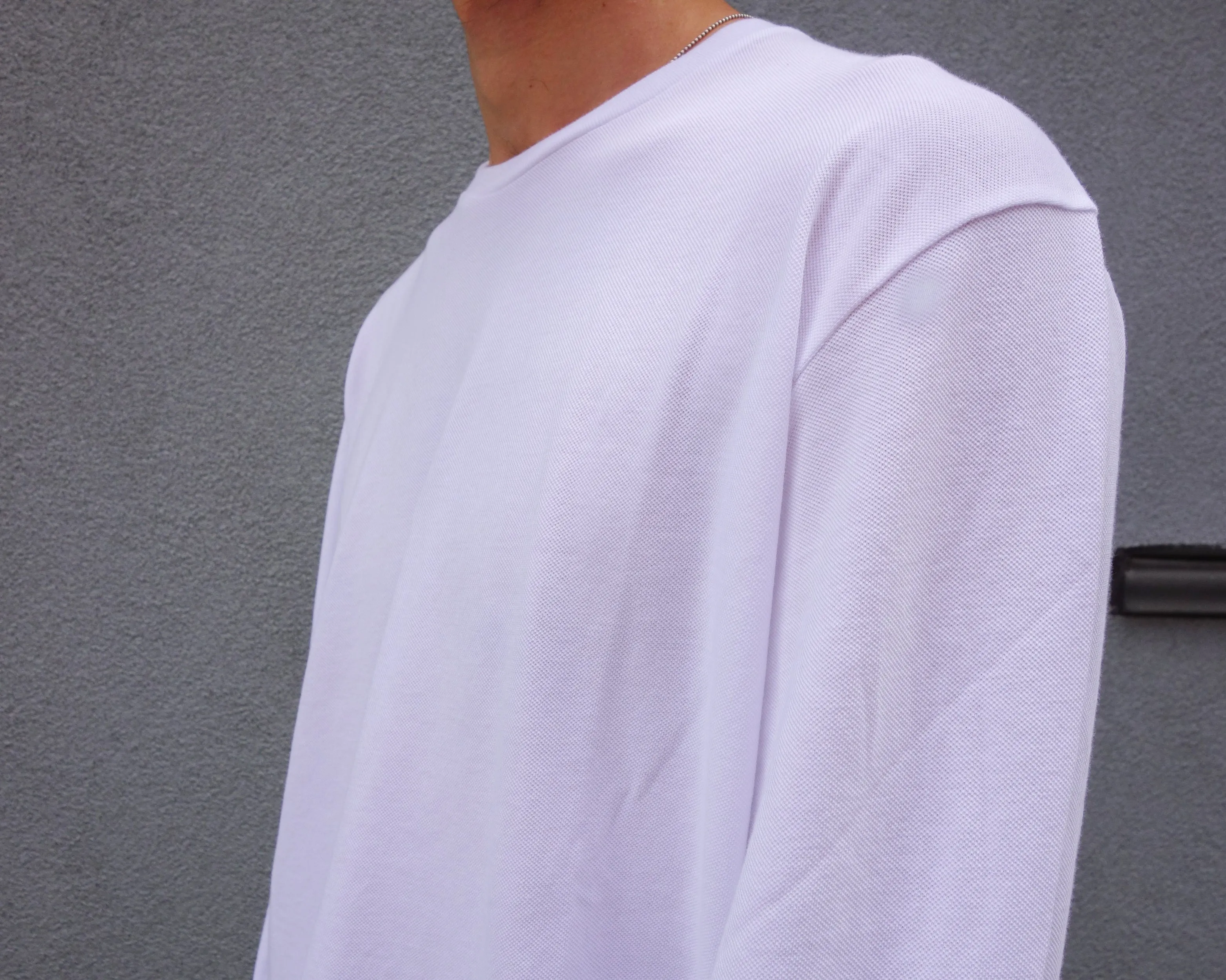 The Pique Long Sleeve, Ultra Pale Lavender sold by Steven Alan product image thumbnail 4