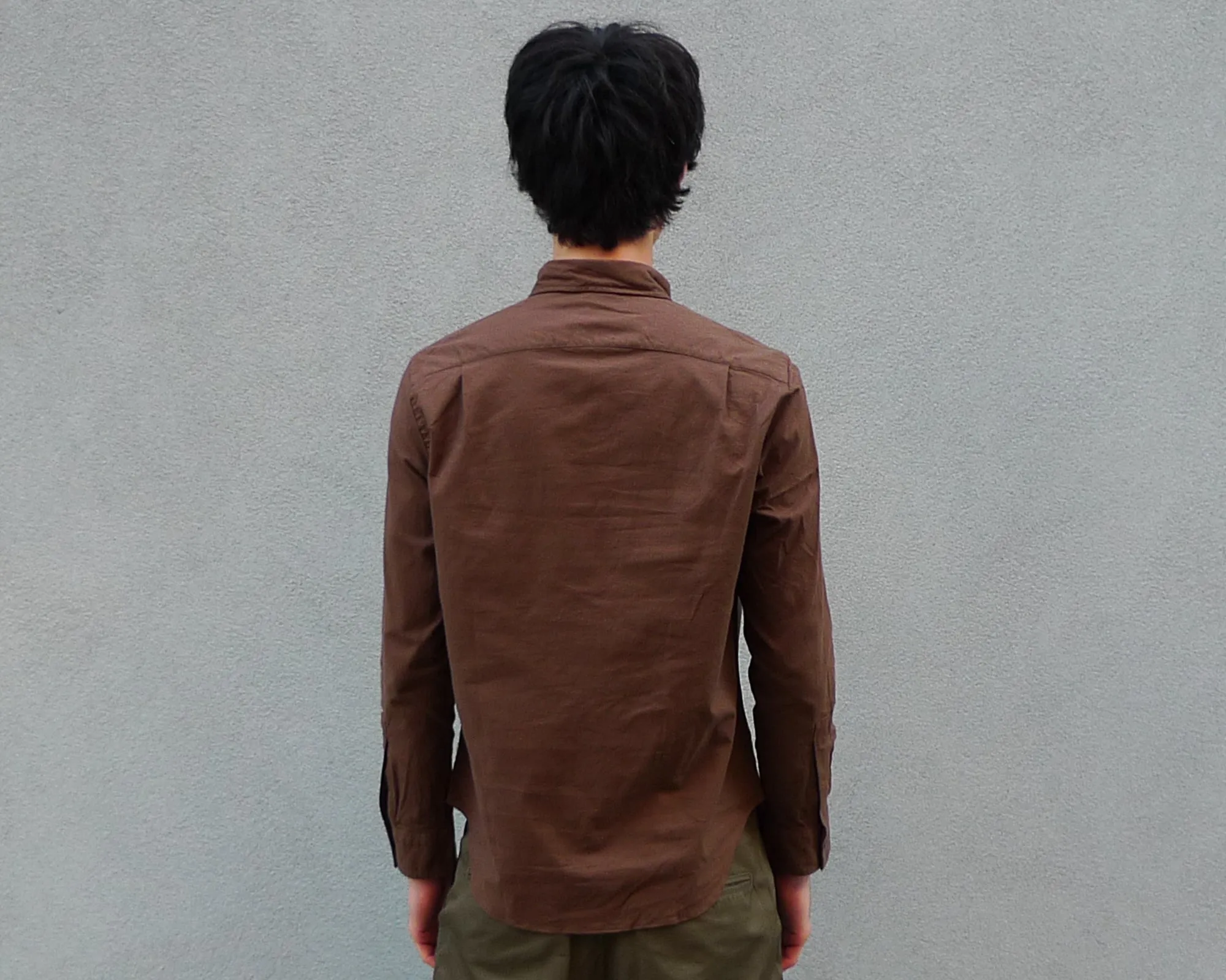 The Collegiate Shirt, Espresso sold by Steven Alan product image thumbnail 3