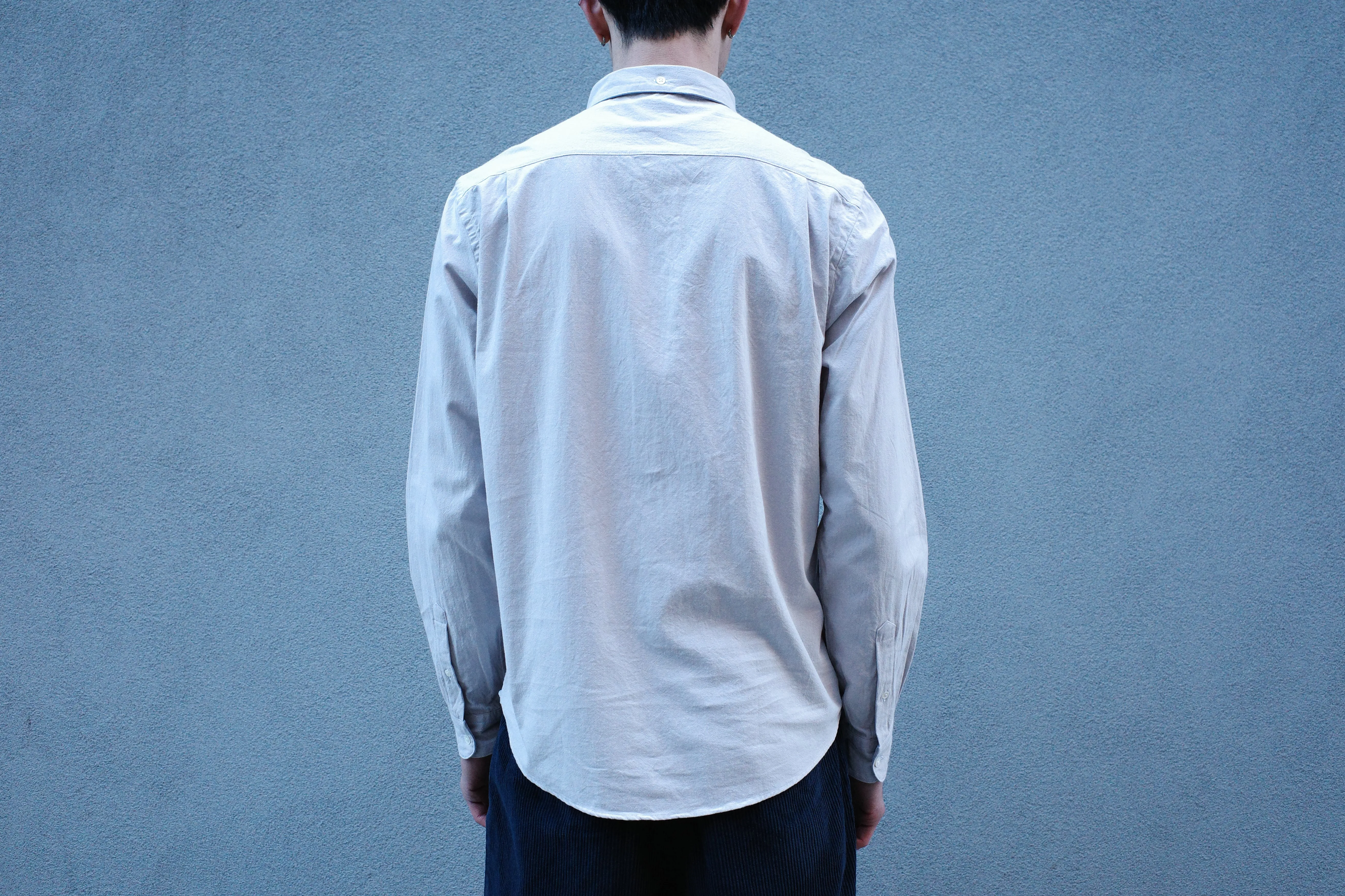 The Single Needle Shirt, Cream sold by Steven Alan product image thumbnail 4