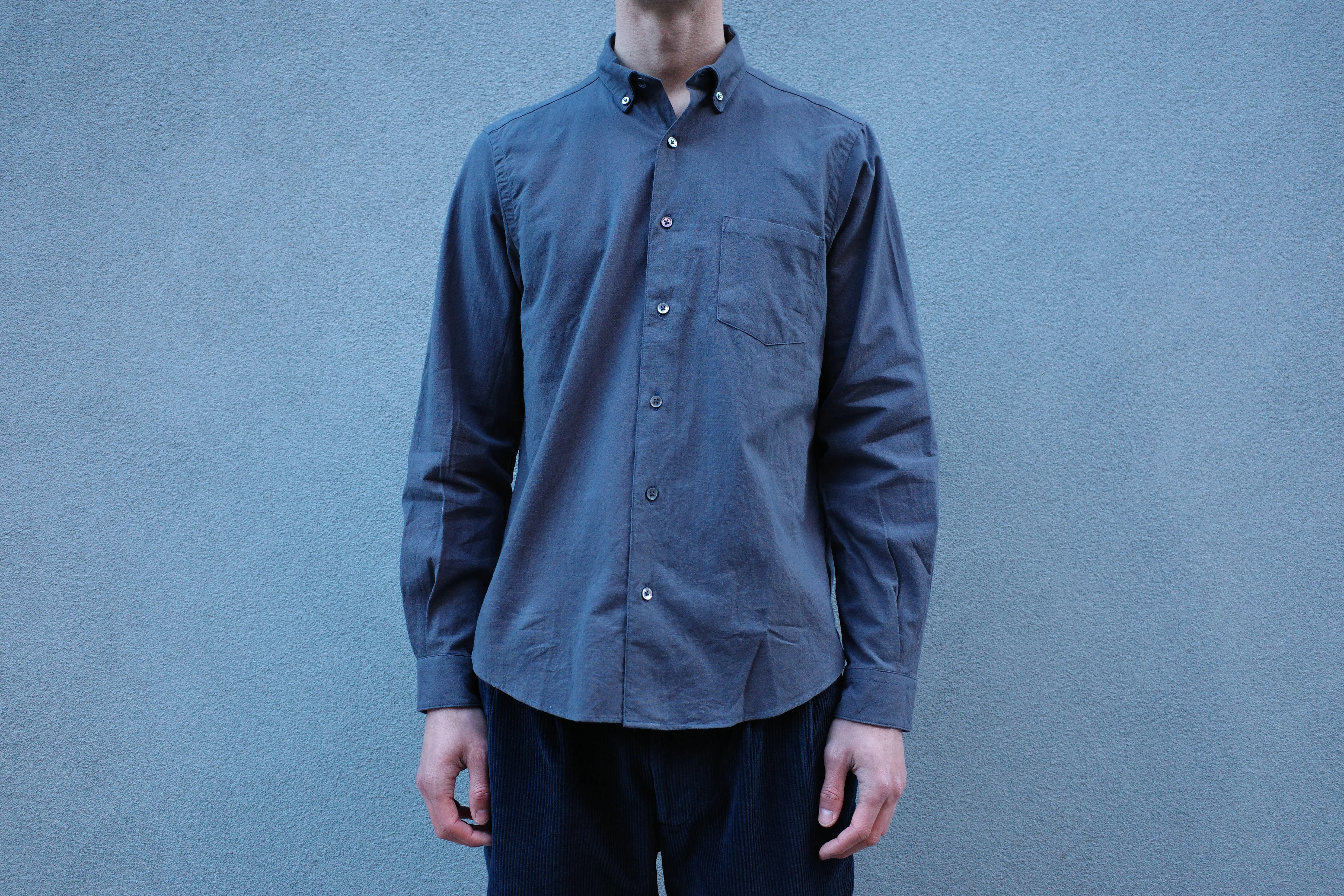 The Single Needle Shirt, Washed Black sold by Steven Alan product image thumbnail 2