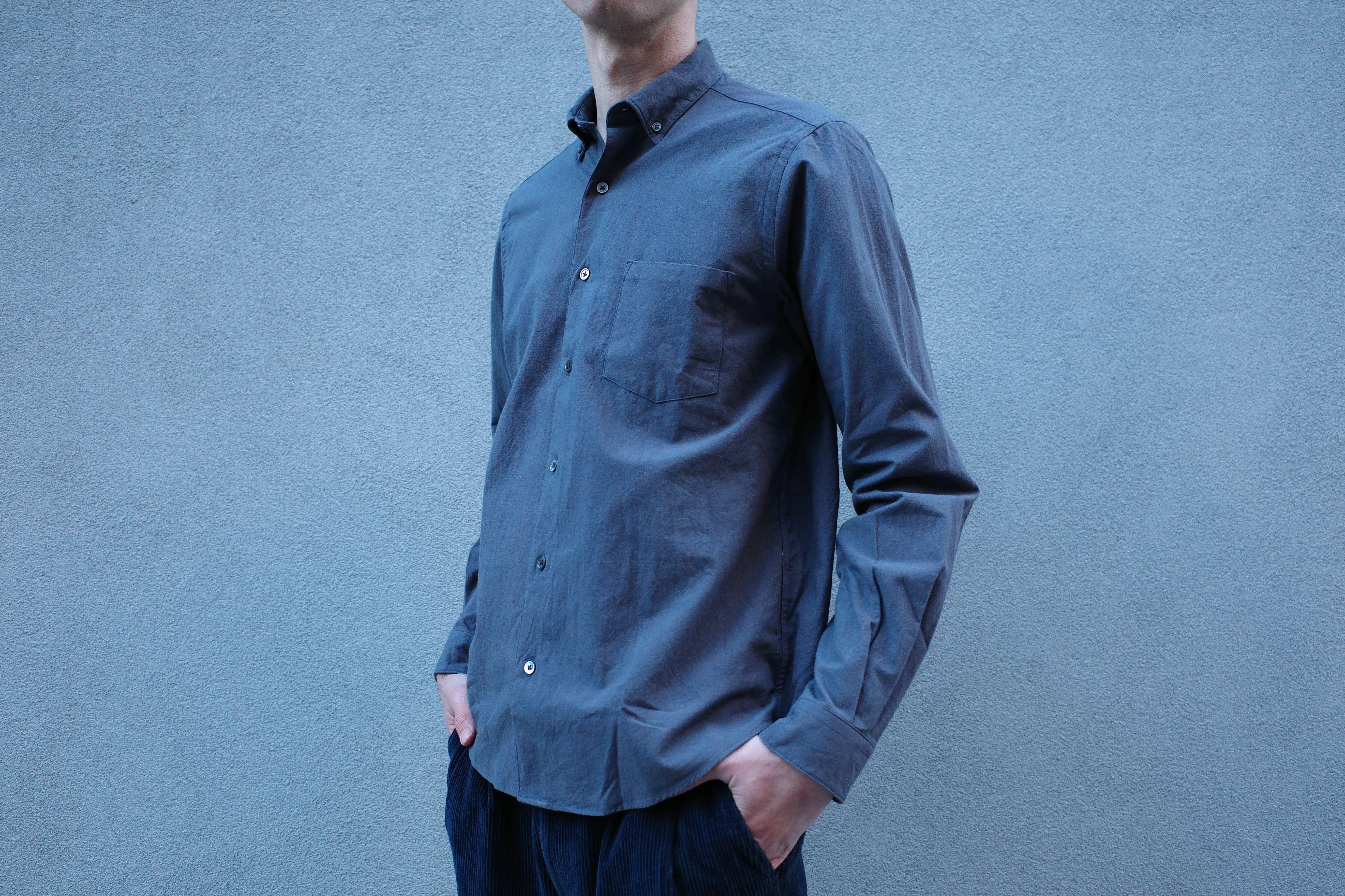 The Single Needle Shirt, Washed Black sold by Steven Alan product image thumbnail 3