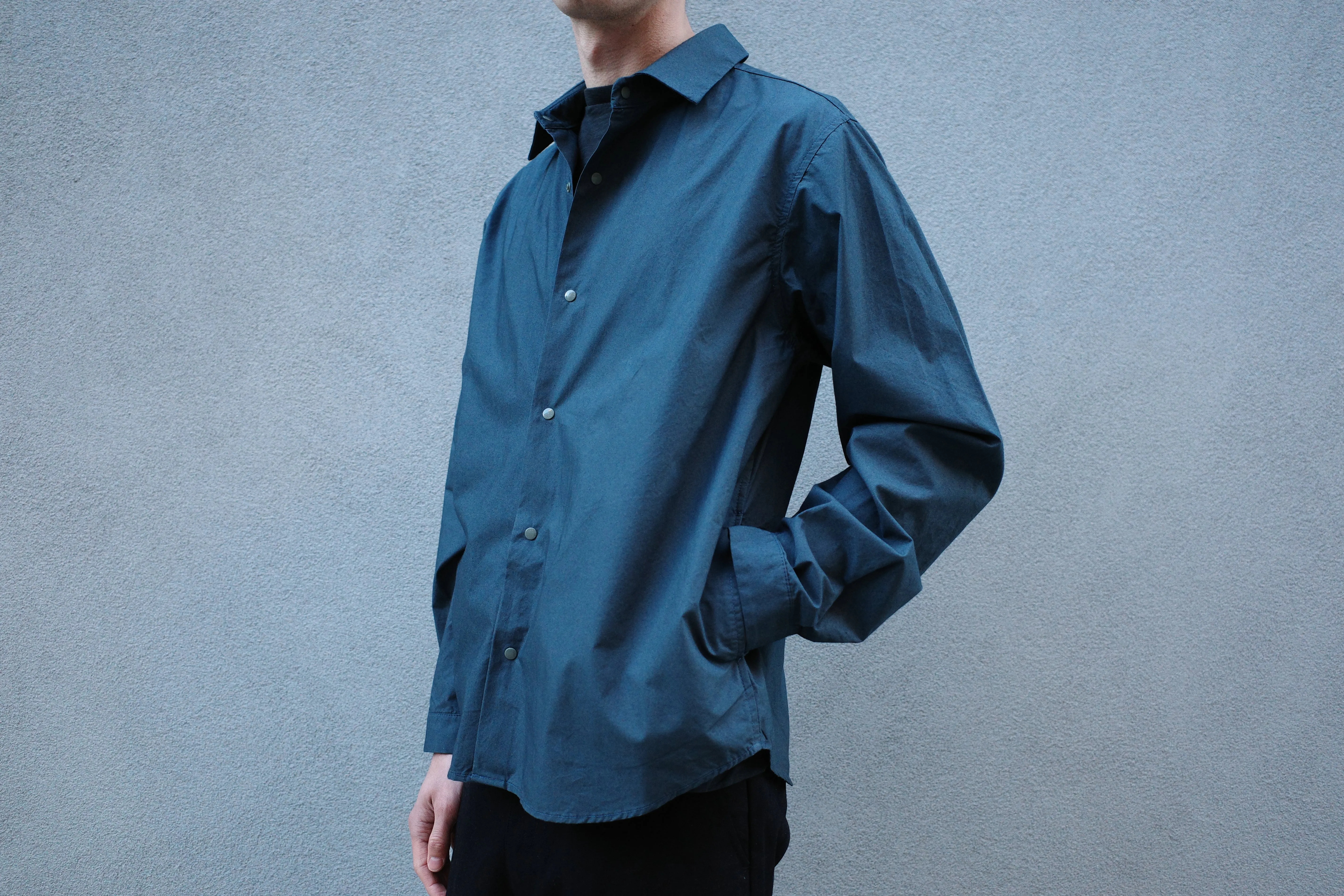 The Snap Jacket, Dark Ocean sold by Steven Alan product image thumbnail 5