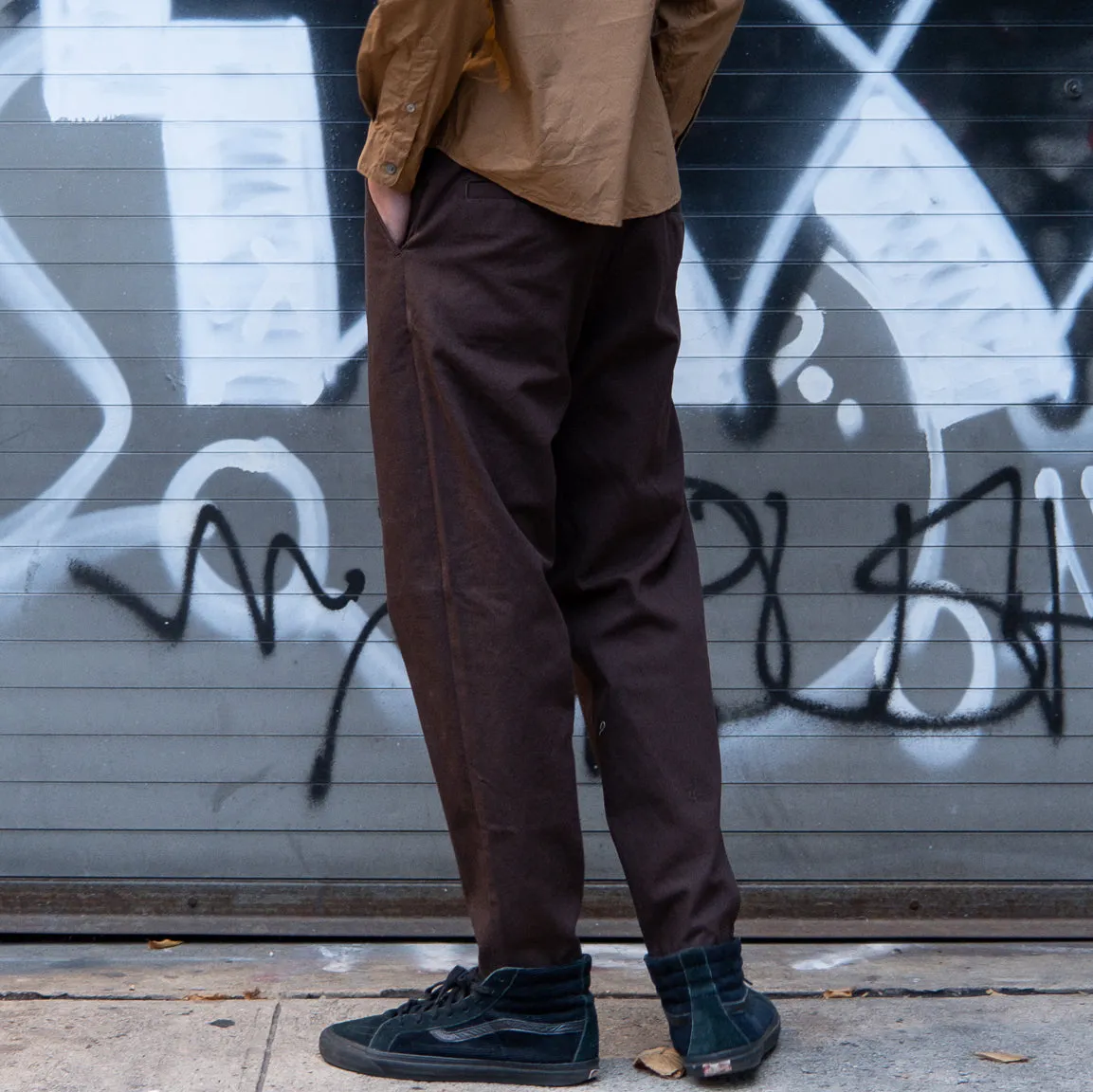 The Danver Pant, Chocolate | LONG sold by Steven Alan product image thumbnail 3