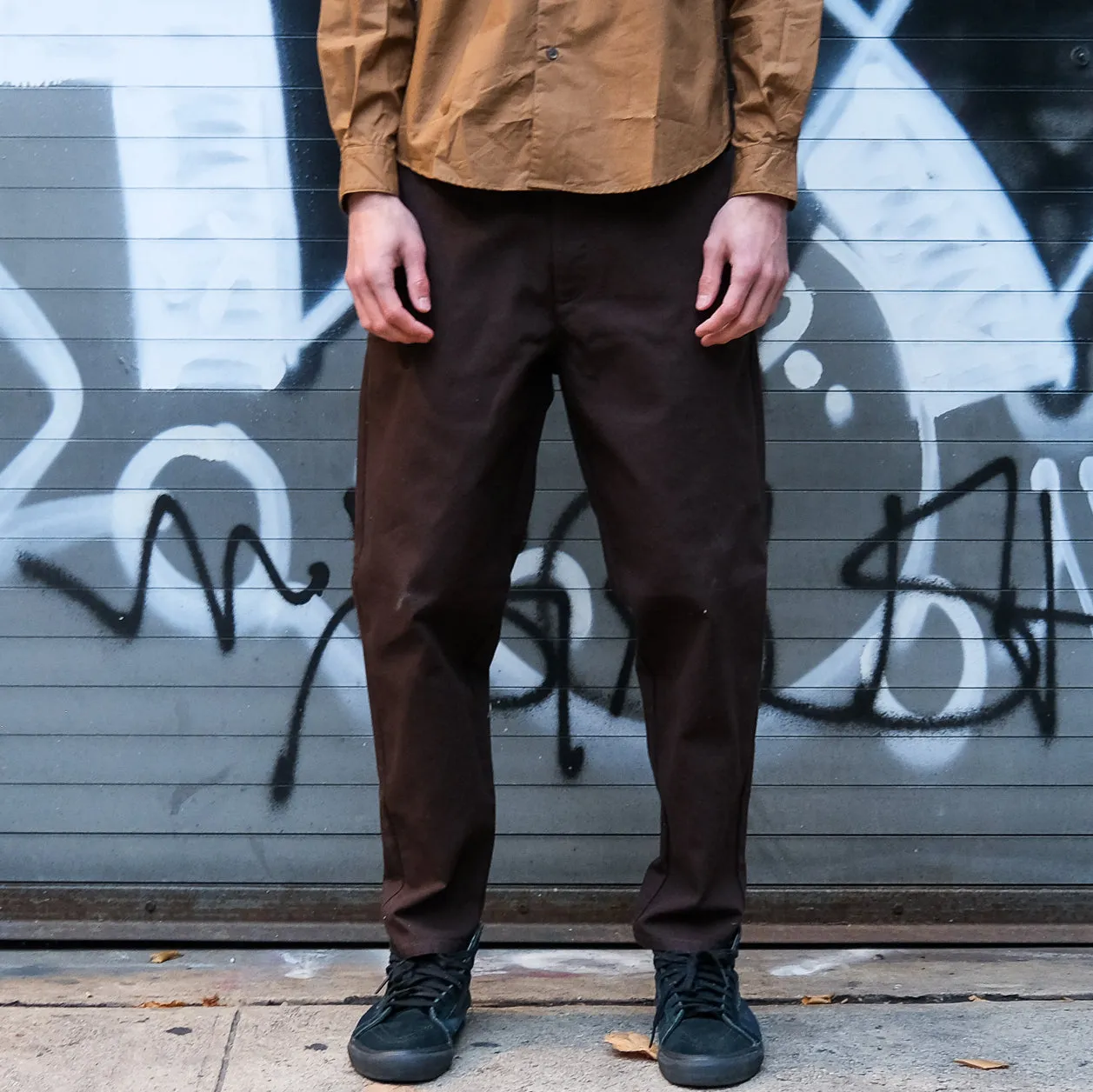 The Danver Pant, Chocolate | LONG sold by Steven Alan