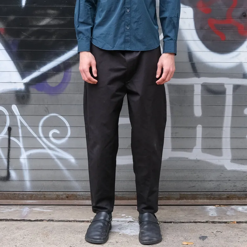 The Danver Pant, Black | Kersey sold by Steven Alan