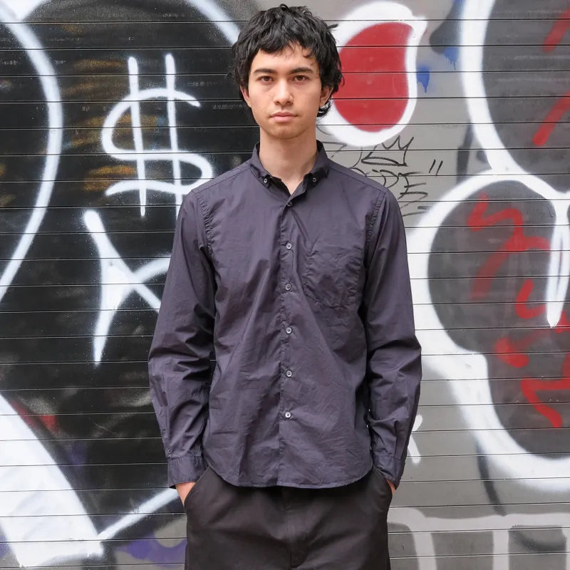 The Single Needle Shirt, Anthracite sold by Steven Alan