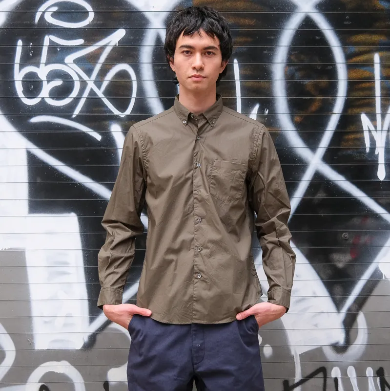 The Single Needle Shirt, Cadet Green sold by Steven Alan