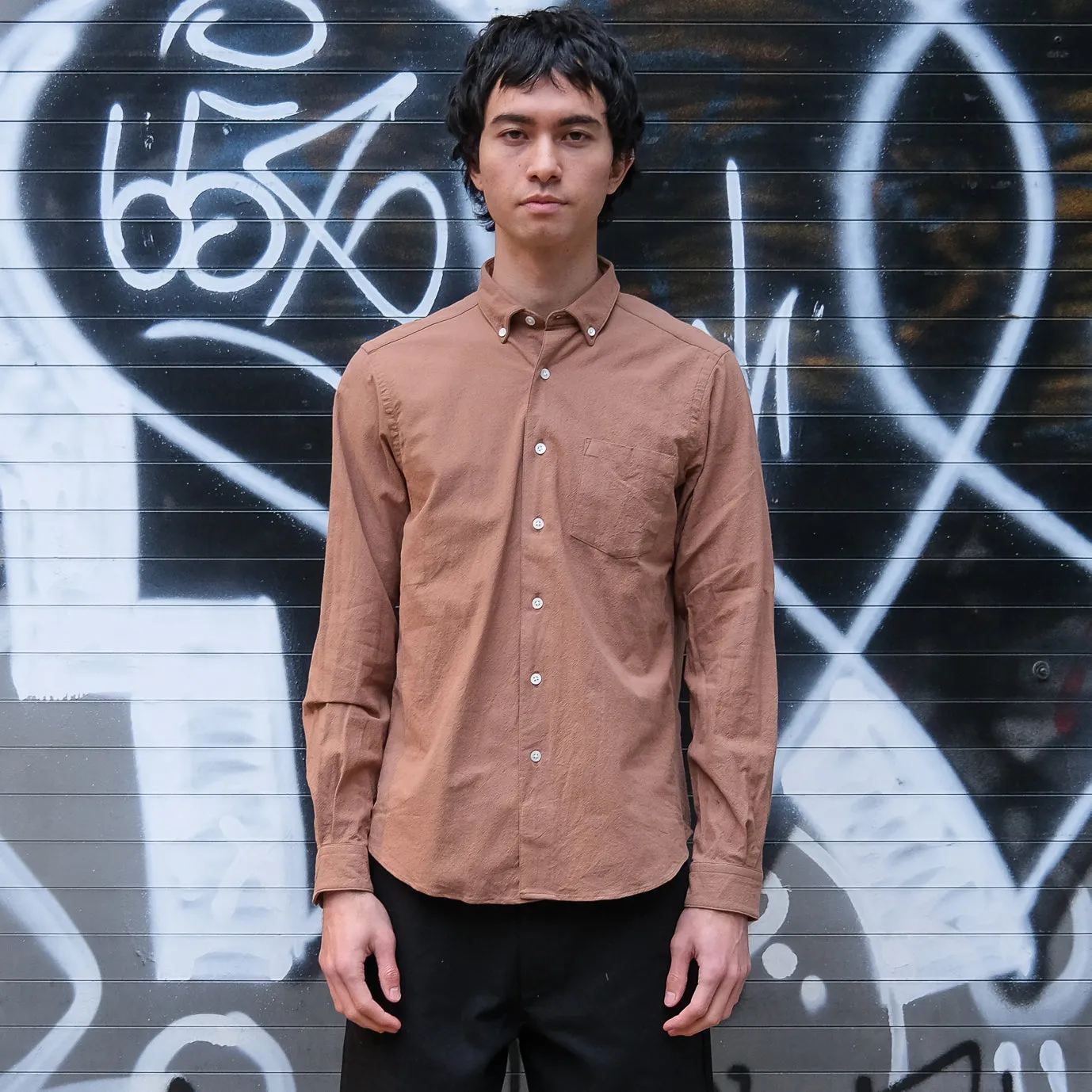 The Single Needle Shirt, Desert sold by Steven Alan