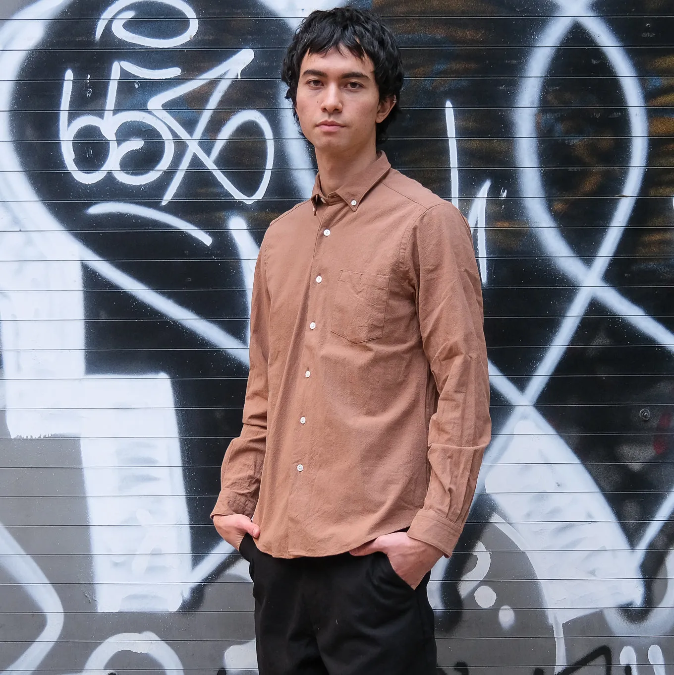 The Single Needle Shirt, Desert sold by Steven Alan product image thumbnail 2