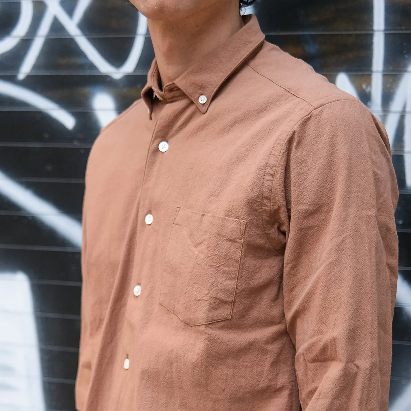 The Single Needle Shirt, Desert sold by Steven Alan product image thumbnail 4