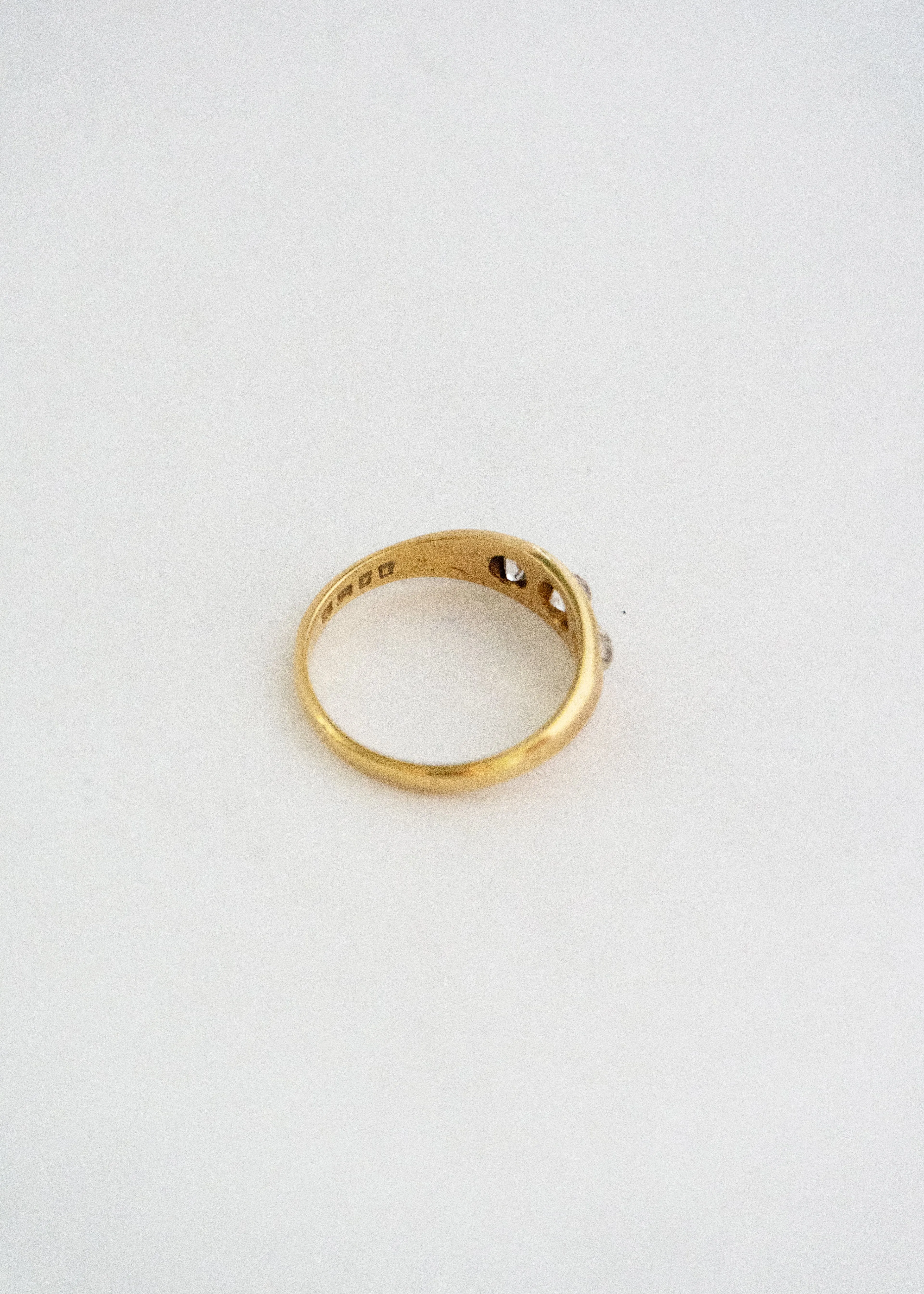 Vintage 3 Diamond Ring sold by Steven Alan product image thumbnail 4