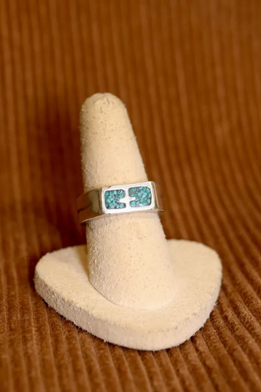 Vintage Sterling silver with turquoise sold by Steven Alan