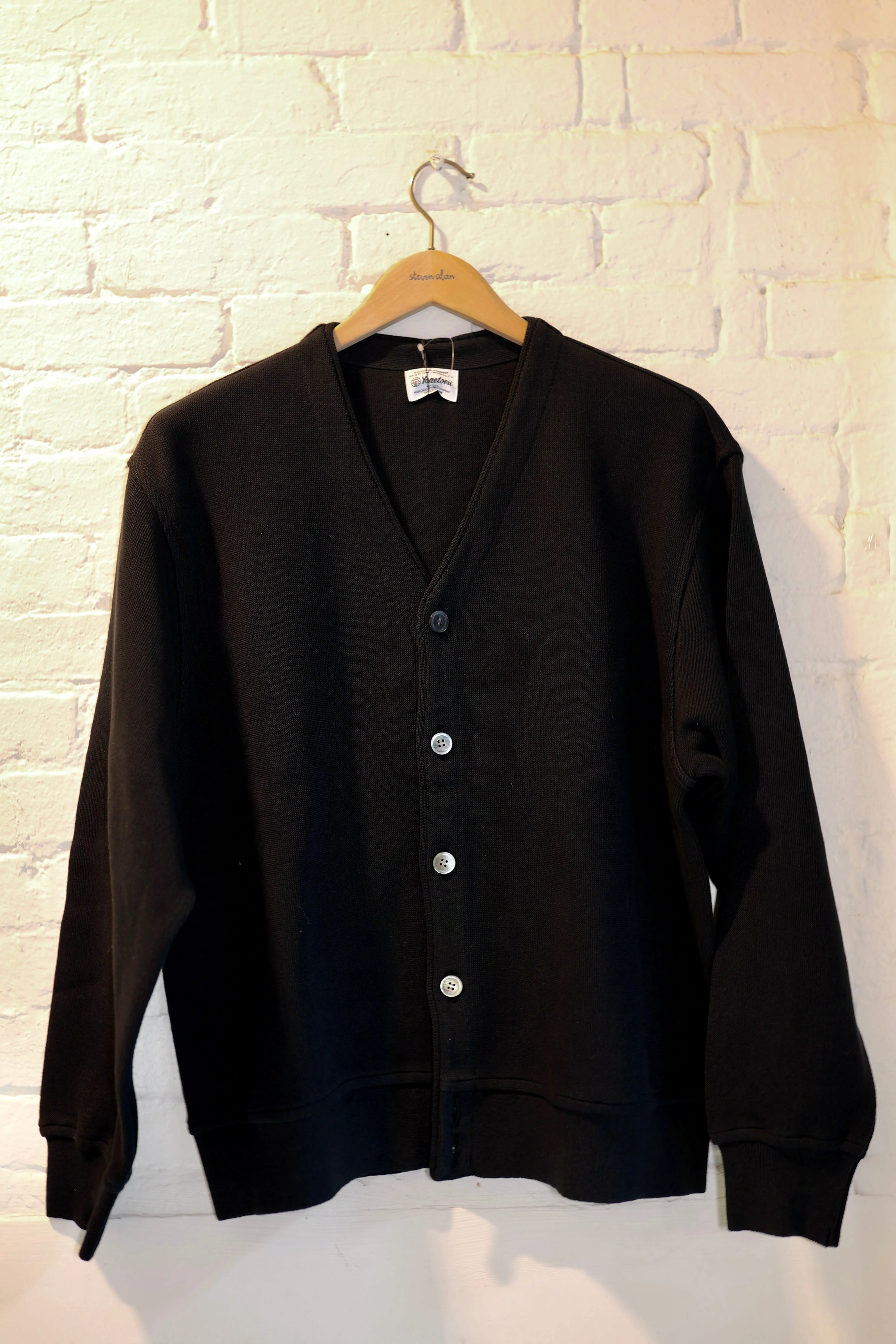 Japanese Cardigan, Black sold by Steven Alan