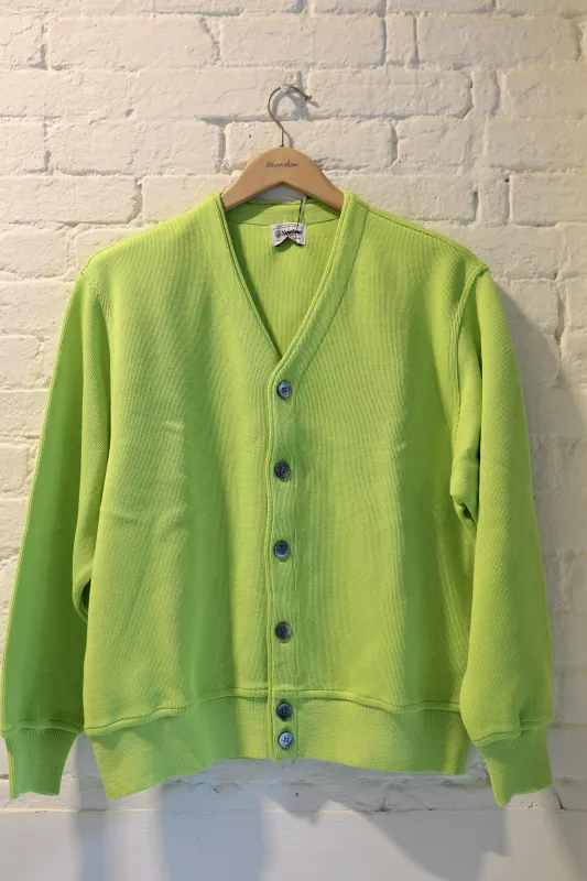 Japanese Cardigan, Lime sold by Steven Alan