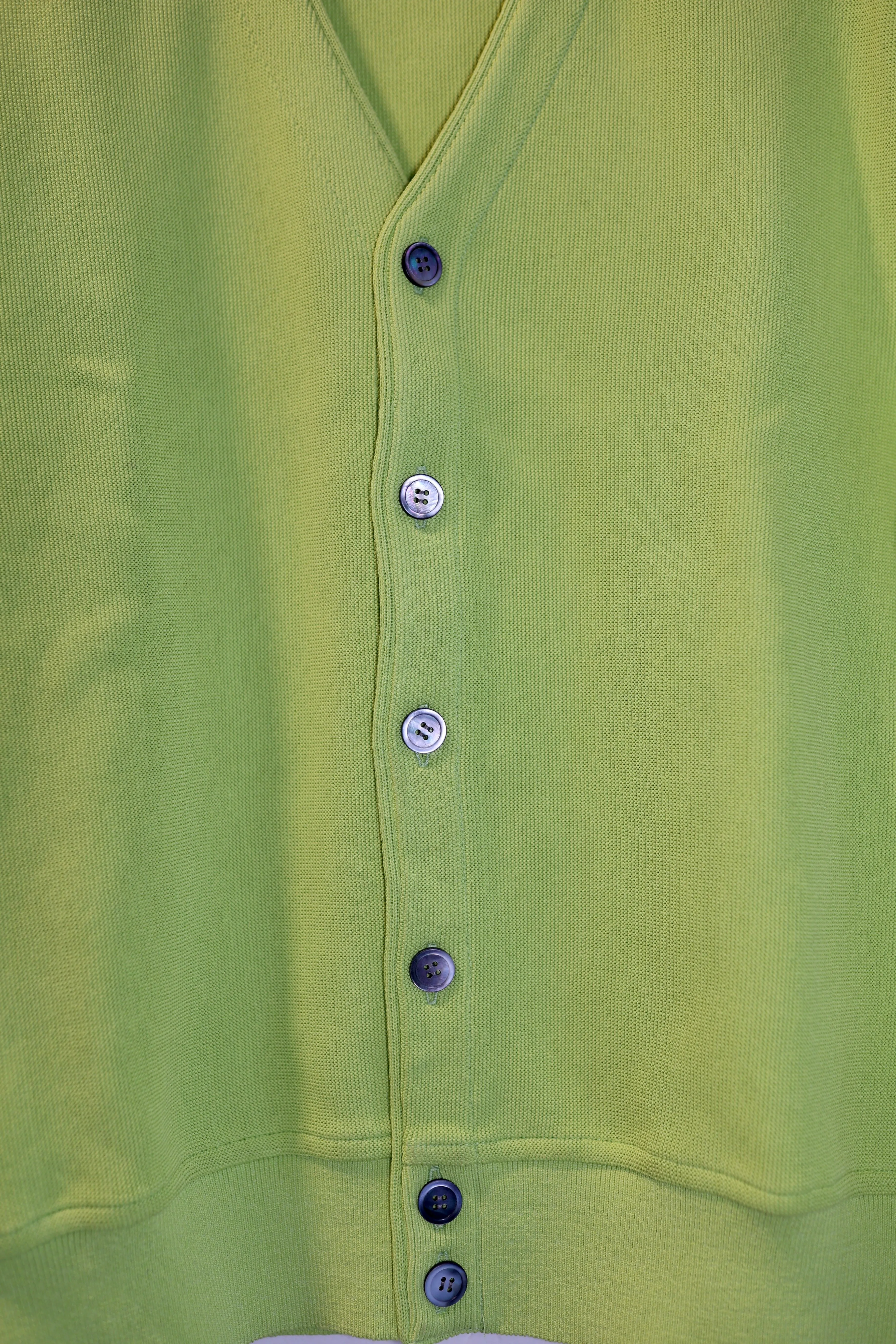 Japanese Cardigan, Lime sold by Steven Alan product image thumbnail 2