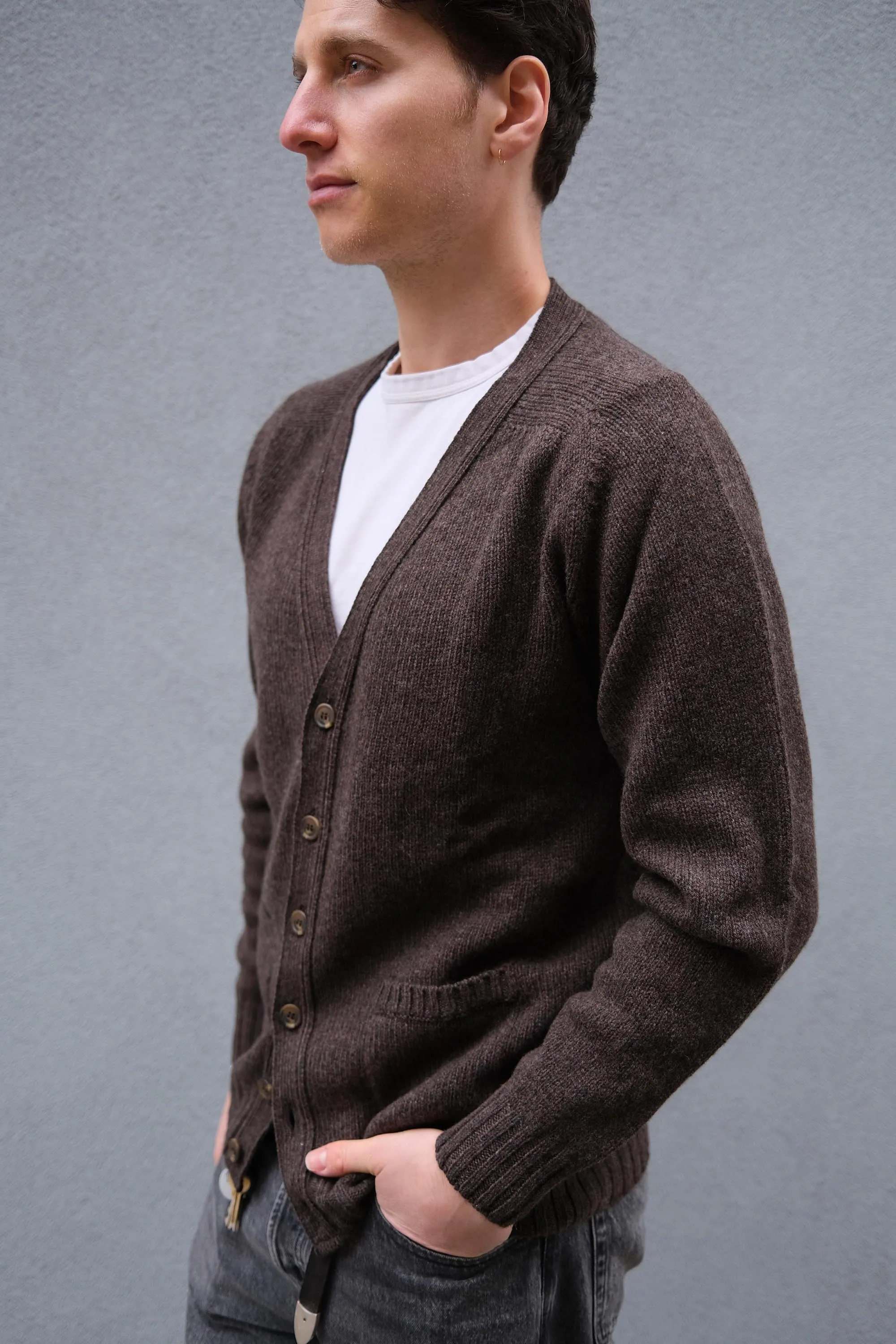 Saddle Shoulder V Cardigan sold by Steven Alan product image thumbnail 2