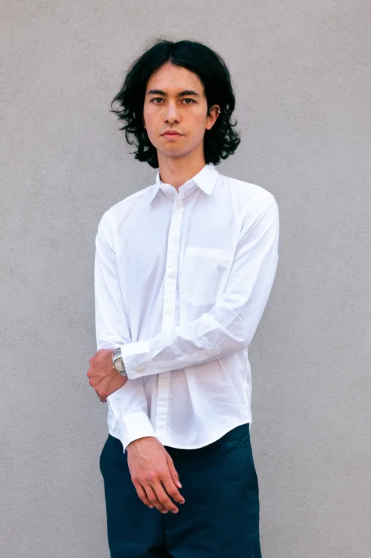 The Reverse Seam Shirt, Quartz made by Steven Alan
