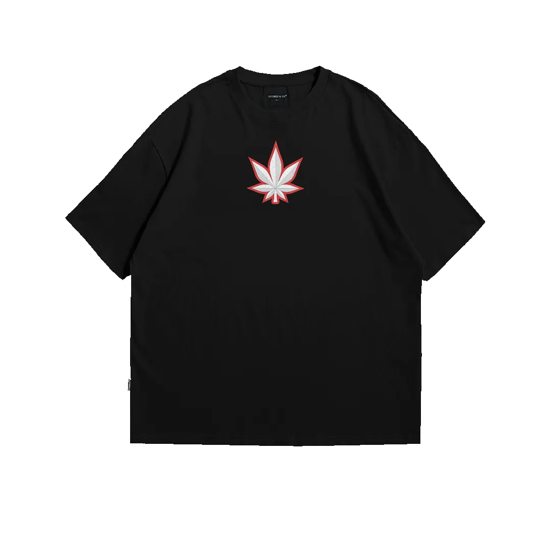 LOVESTONED Series : Maple Logo Tee Black sold by Stone & Co. product image thumbnail 2