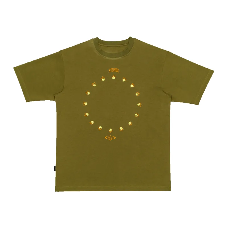 Stoned Universe : Nexus Duo Tee Green sold by Stone & Co.