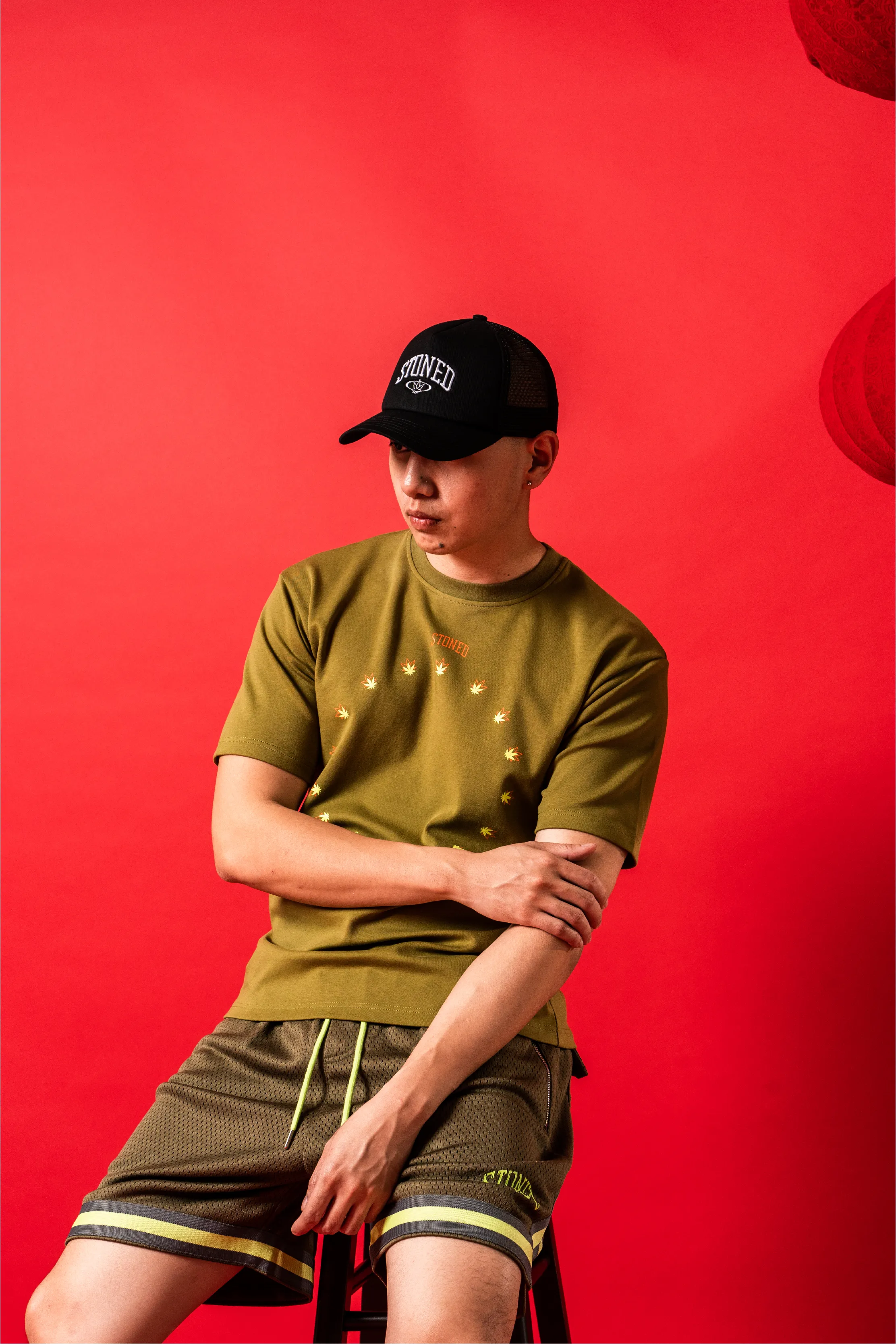 Stoned Universe : Nexus Duo Tee Green sold by Stone & Co. product image thumbnail 3