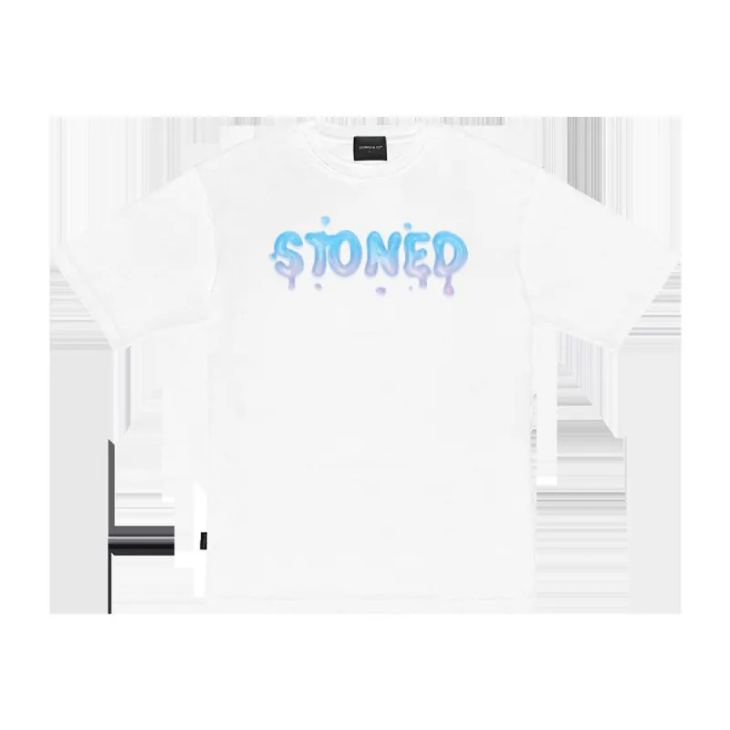 Stoned 420 : Splash Tee White sold by Stone & Co.