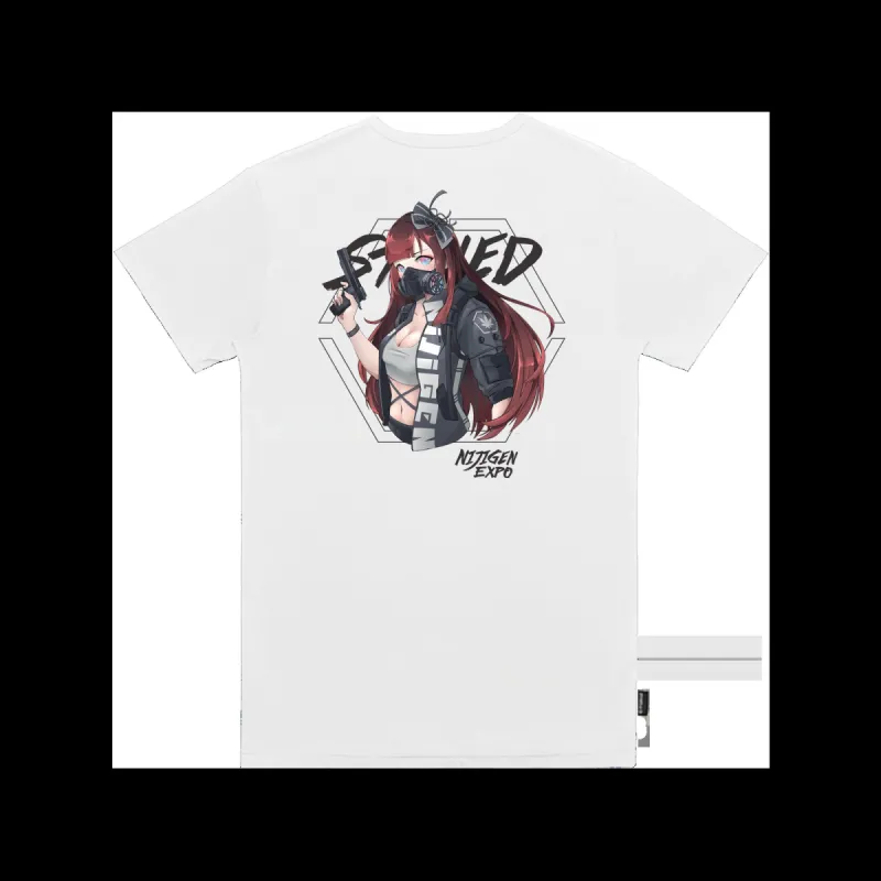 Stoned x Nijigen : Anime Tee White sold by Stone & Co.