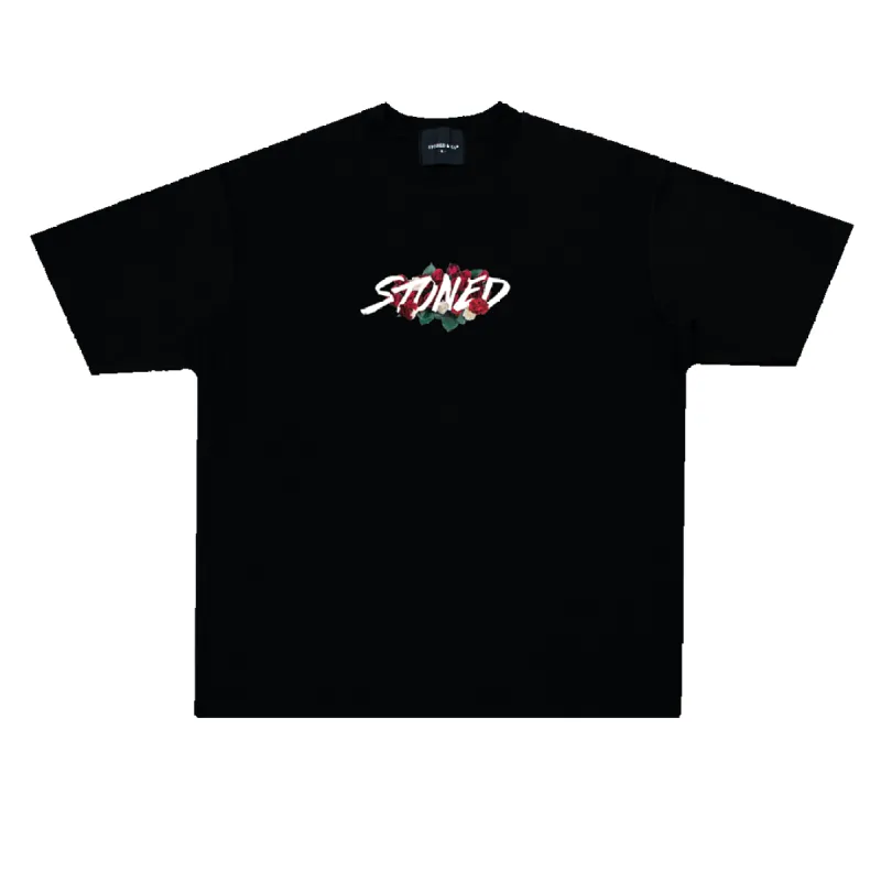 Stoned 520 : Stoned Till Death Tee Black sold by Stone & Co.