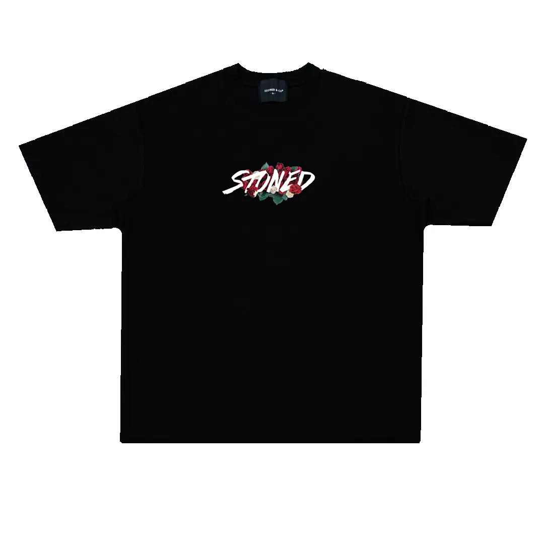 Stoned 520 : Stoned Till Death Tee Black sold by Stone & Co.
