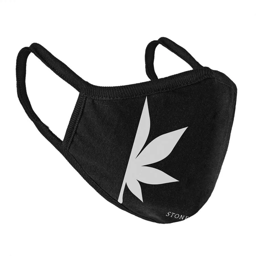 JAPANESE MAPLE LEAF FACE MASK BLACK sold by Stone & Co. product image thumbnail 3