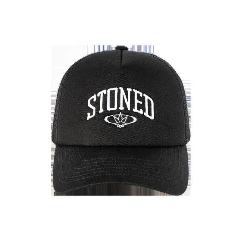 Stoned Universe : Logo Trucker Black sold by Stone & Co.