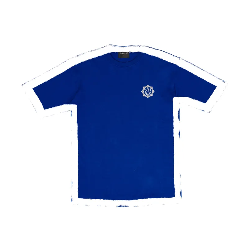 Stoned Blessed : Utopia Tee Blue sold by Stone & Co.