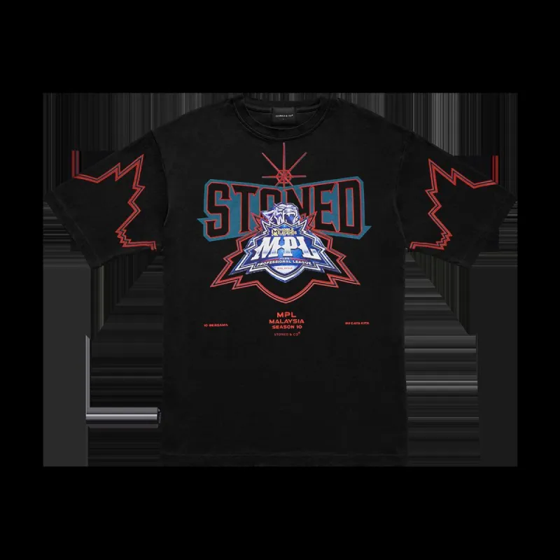 Stoned X MPL : Logo Tee Black sold by Stone & Co.