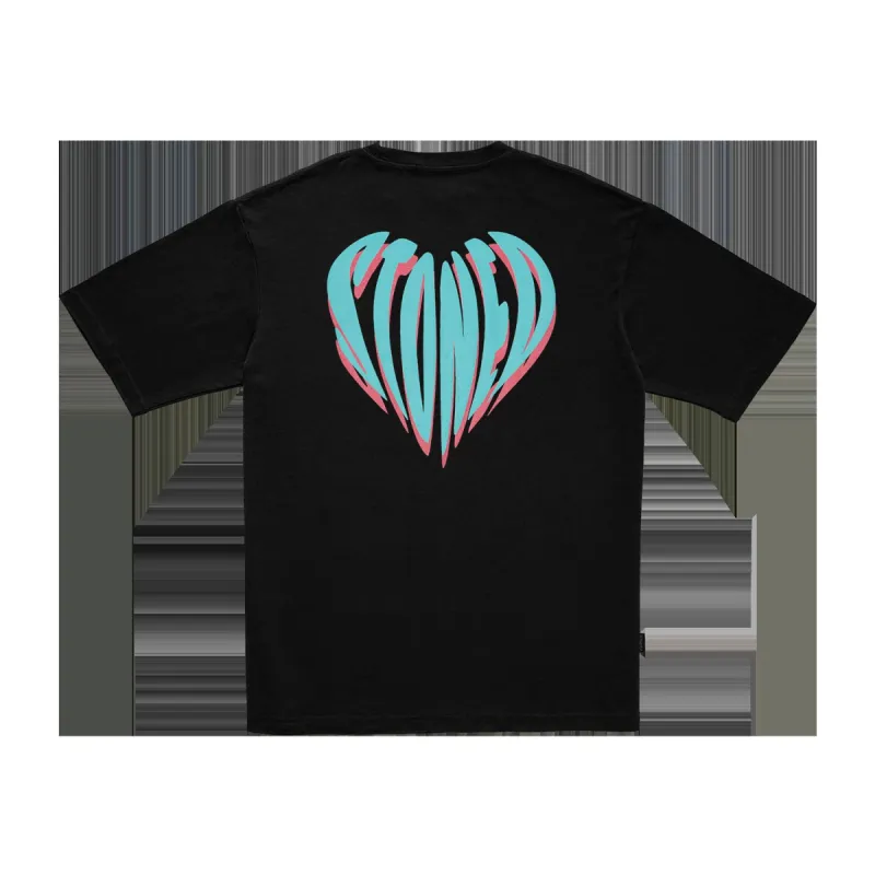 Love Stoned : Lovesick Tee Black sold by Stone & Co.