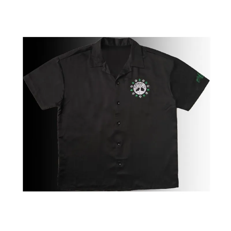 Stoned : Landscape Club Premium Revere Shirt Black sold by Stone & Co.