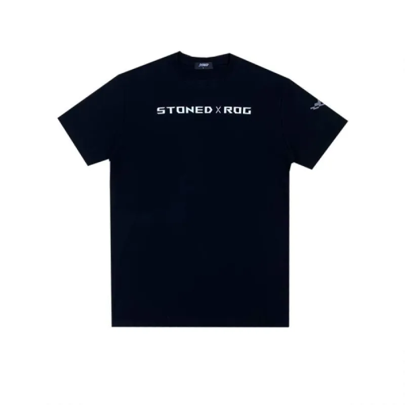 STONED X ROG T-SHIRT BLACK sold by Stone & Co.