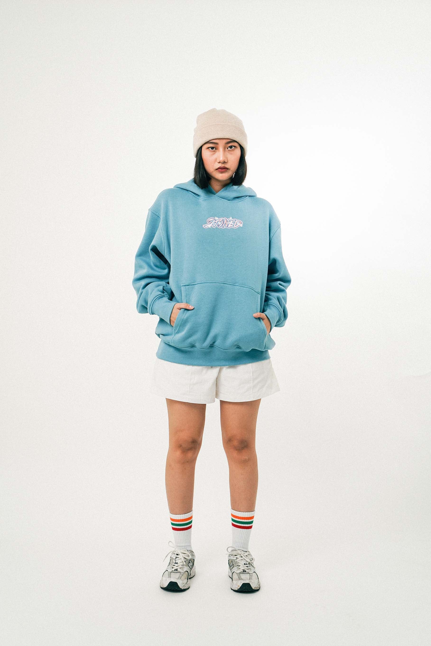 Happy Bones : Genetic Hoodie Blue sold by Stone & Co. product image thumbnail 3