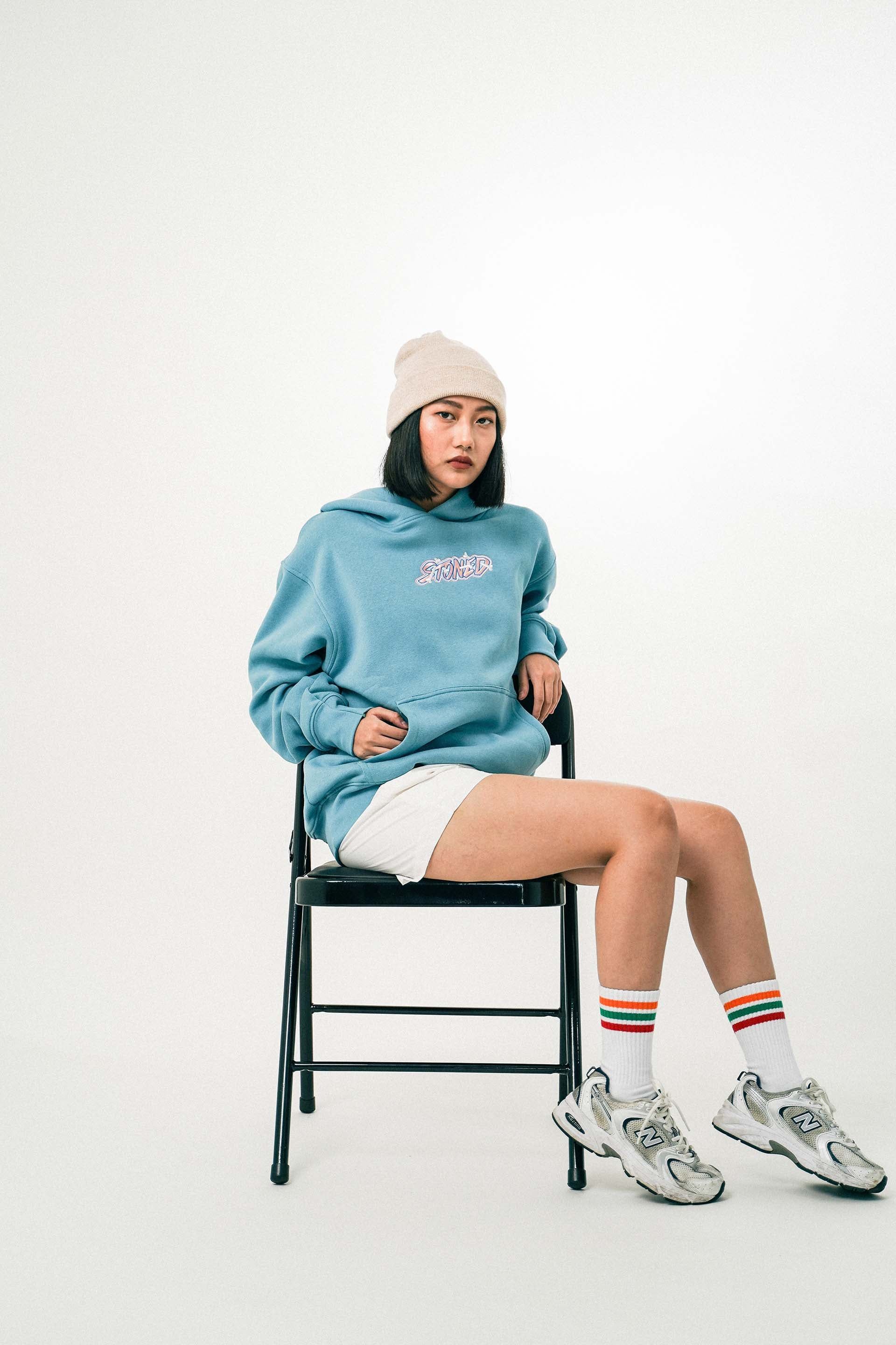 Happy Bones : Genetic Hoodie Blue sold by Stone & Co. product image thumbnail 4